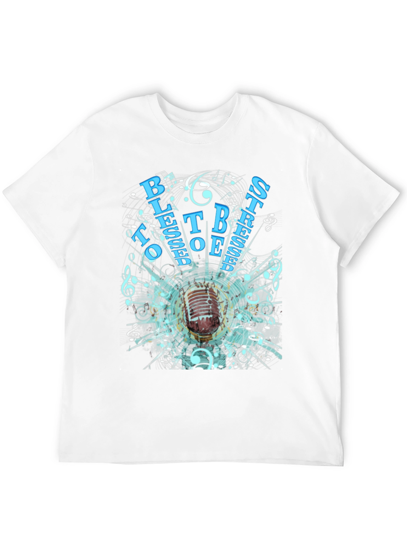 Retro Microphone Graphic T-Shirt