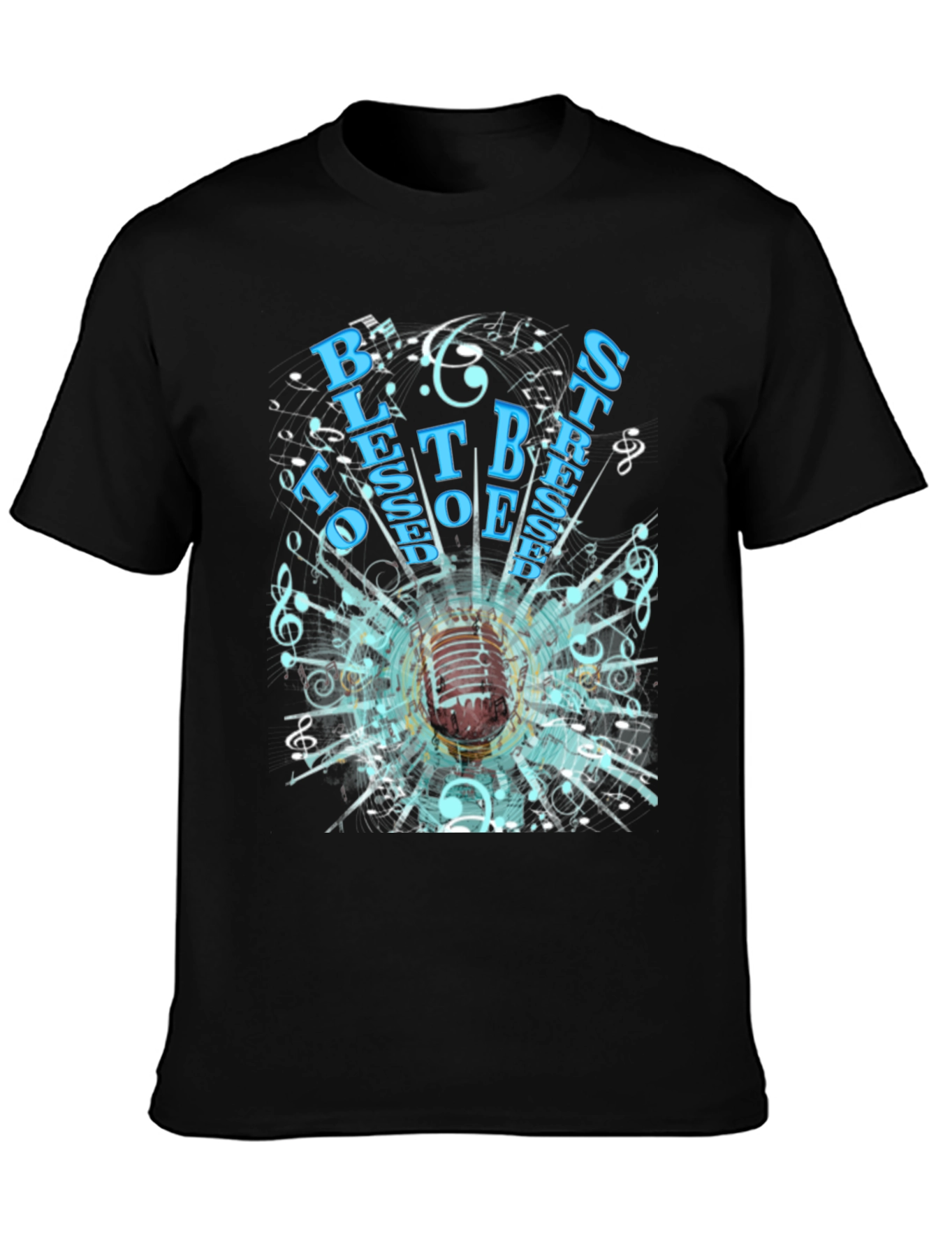 Retro Microphone Graphic T-Shirt