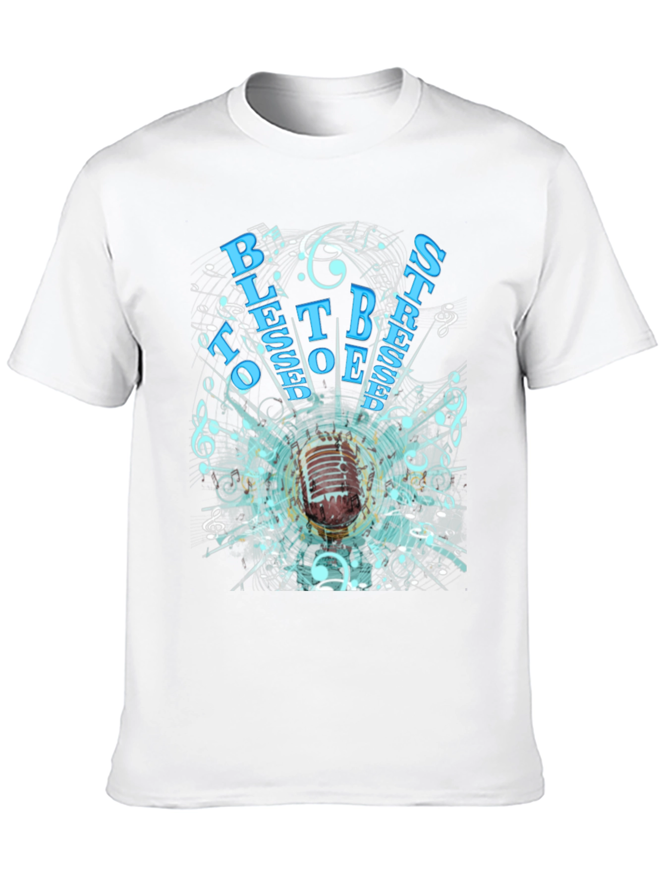 Retro Microphone Graphic T-Shirt