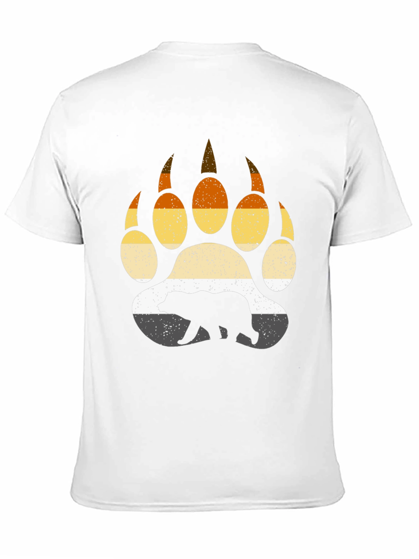 Bear Pride Paw Print T-Shirt