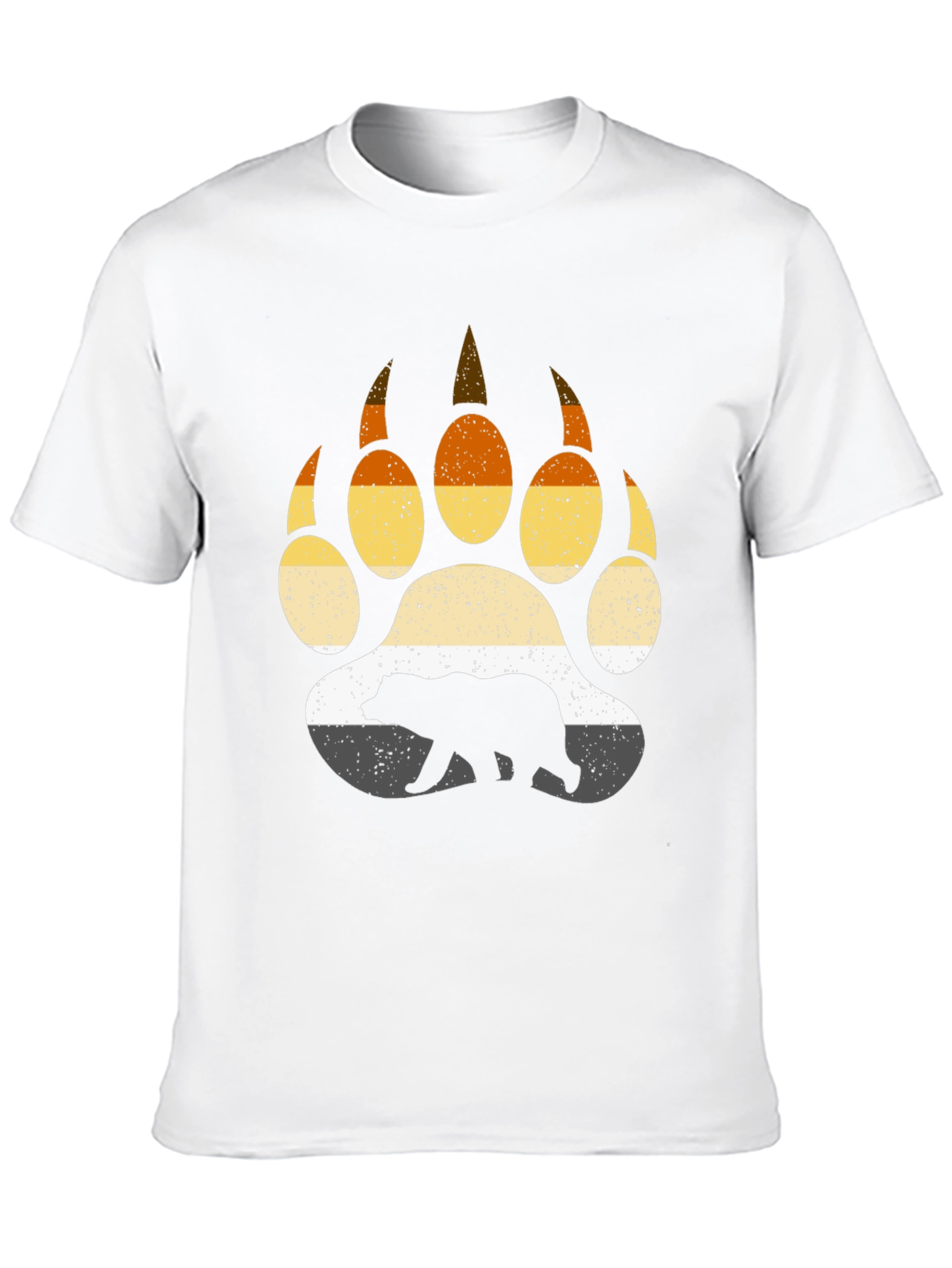 Bear Pride Paw Print T-Shirt