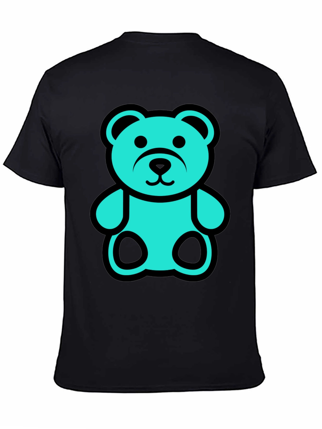Bear Graphic Tee - Black Unisex T-Shirt