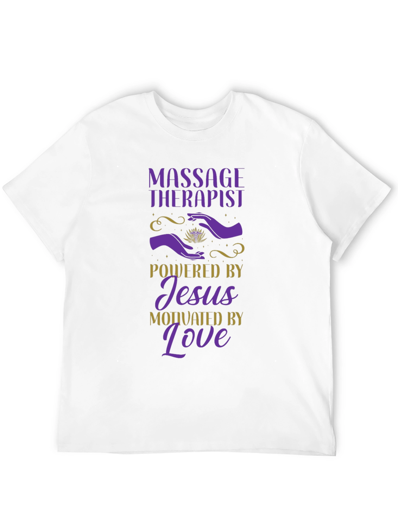 Massage Therapist Powered By Jesus T-Shirt
