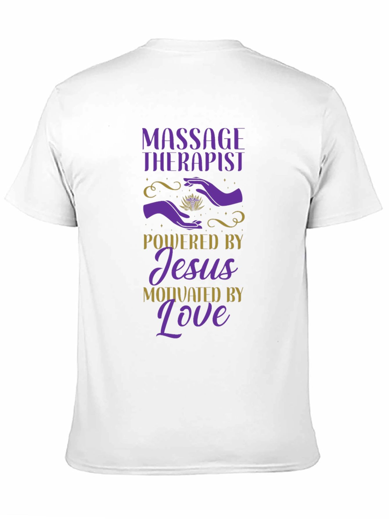 Massage Therapist Powered By Jesus T-Shirt