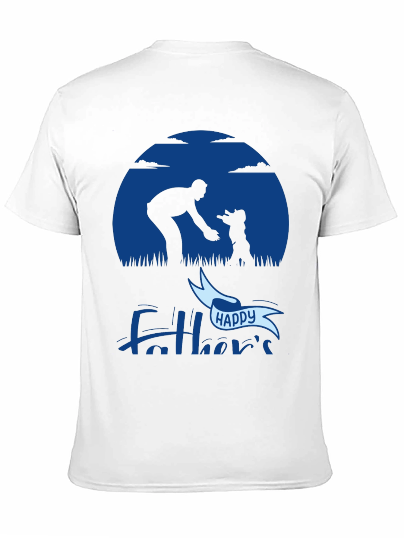 Happy Fathers Day Black T-Shirt