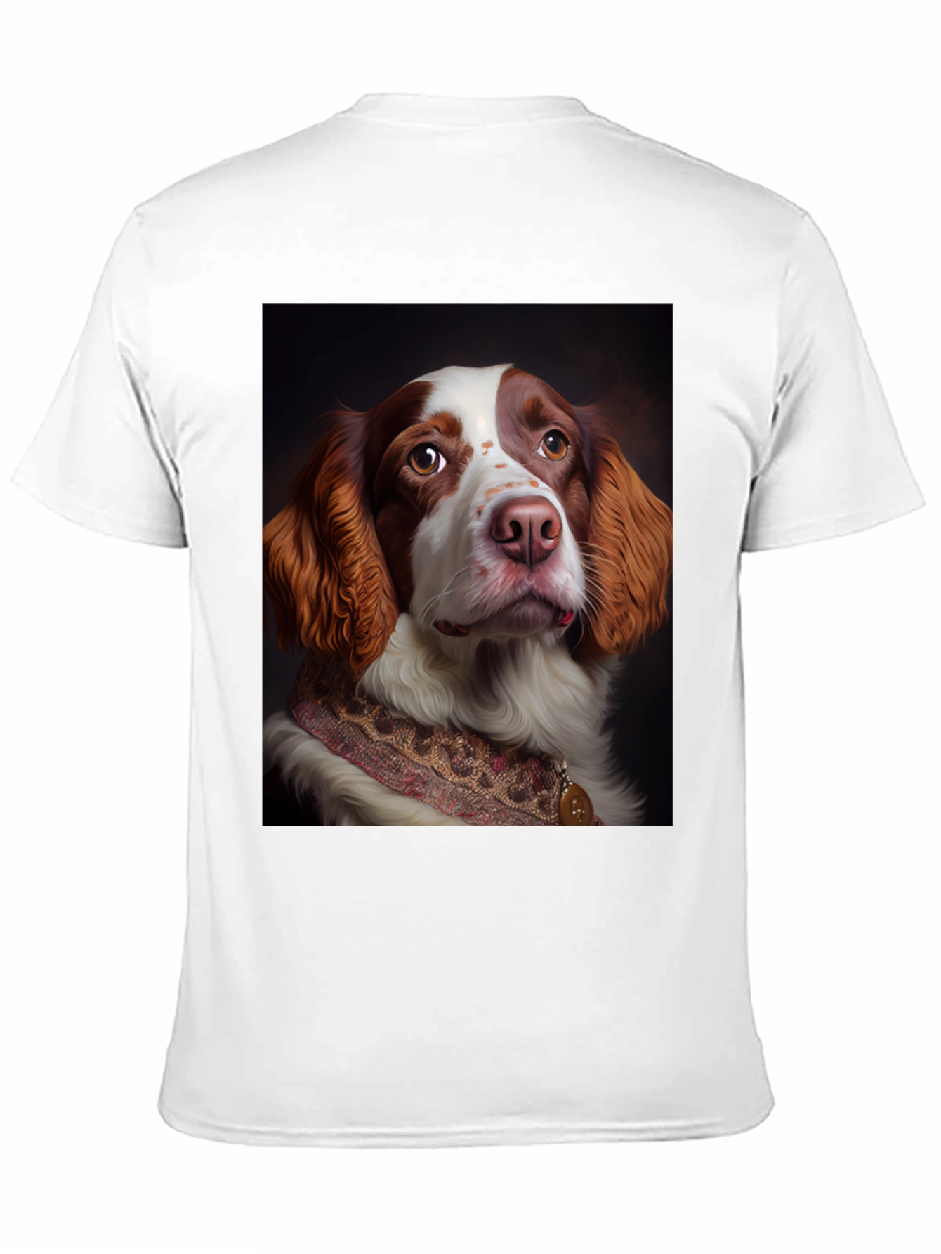Dog Portrait T-Shirt - Elegant Canine Design