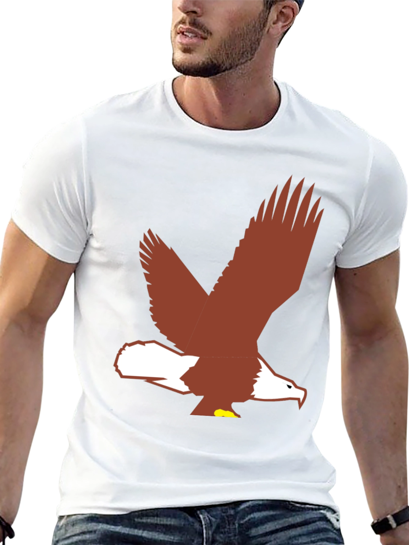 Black Eagle Graphic Tee - Stylish & Bold