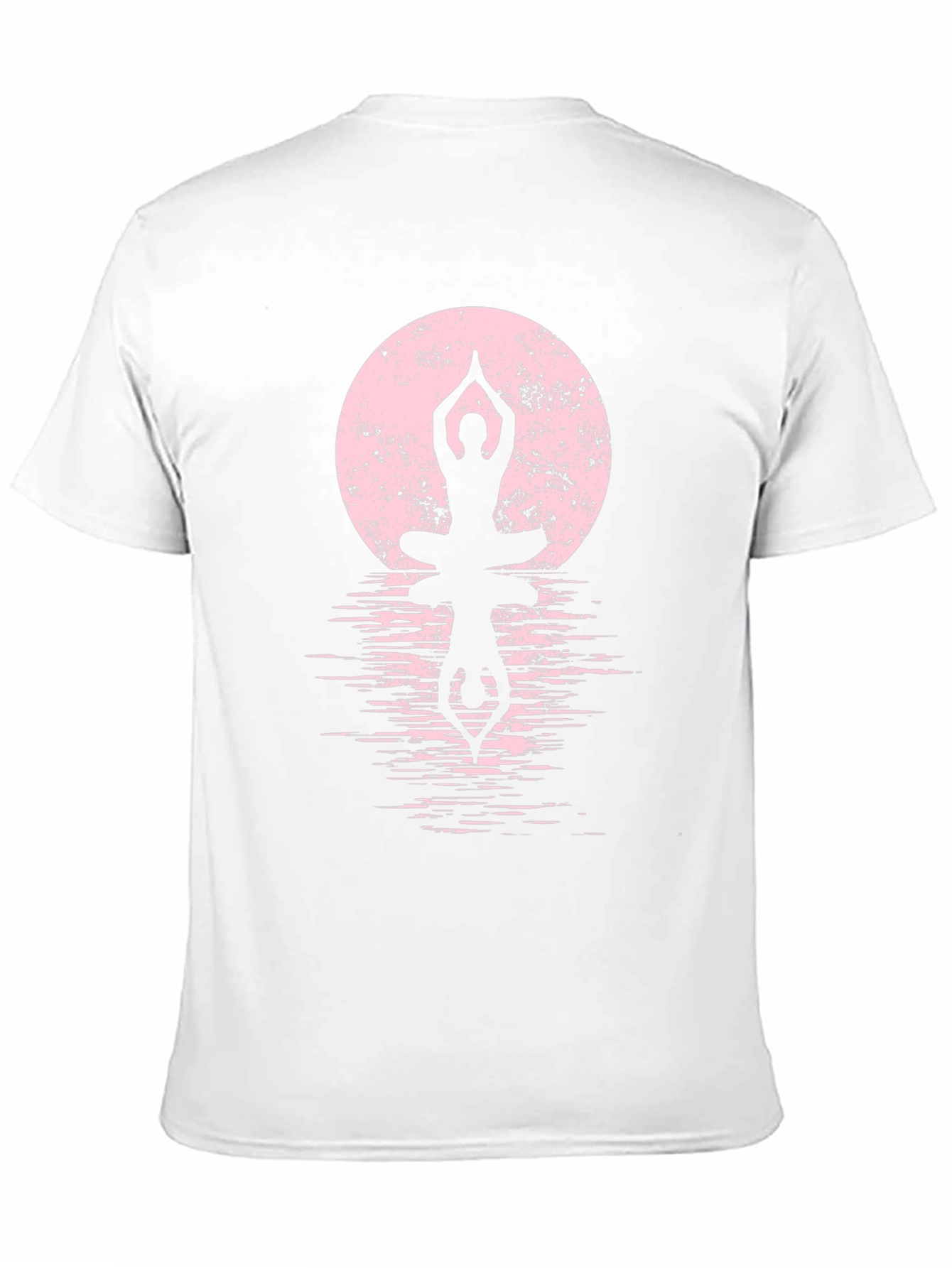 Yoga Moon Graphic Tee - Mens Black Cotton T-Shirt