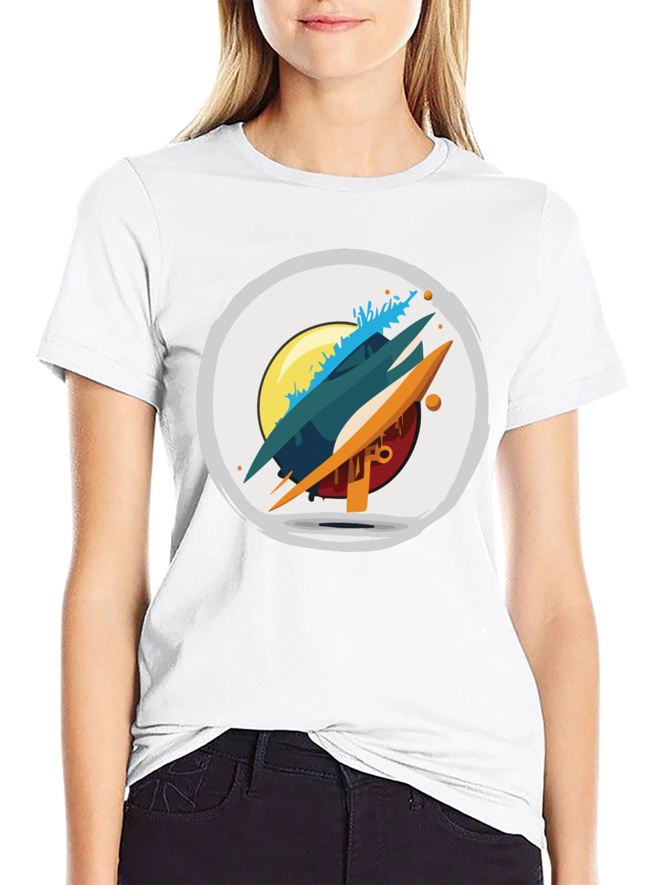 Abstract Graphic T-Shirt - Modern Art Tee
