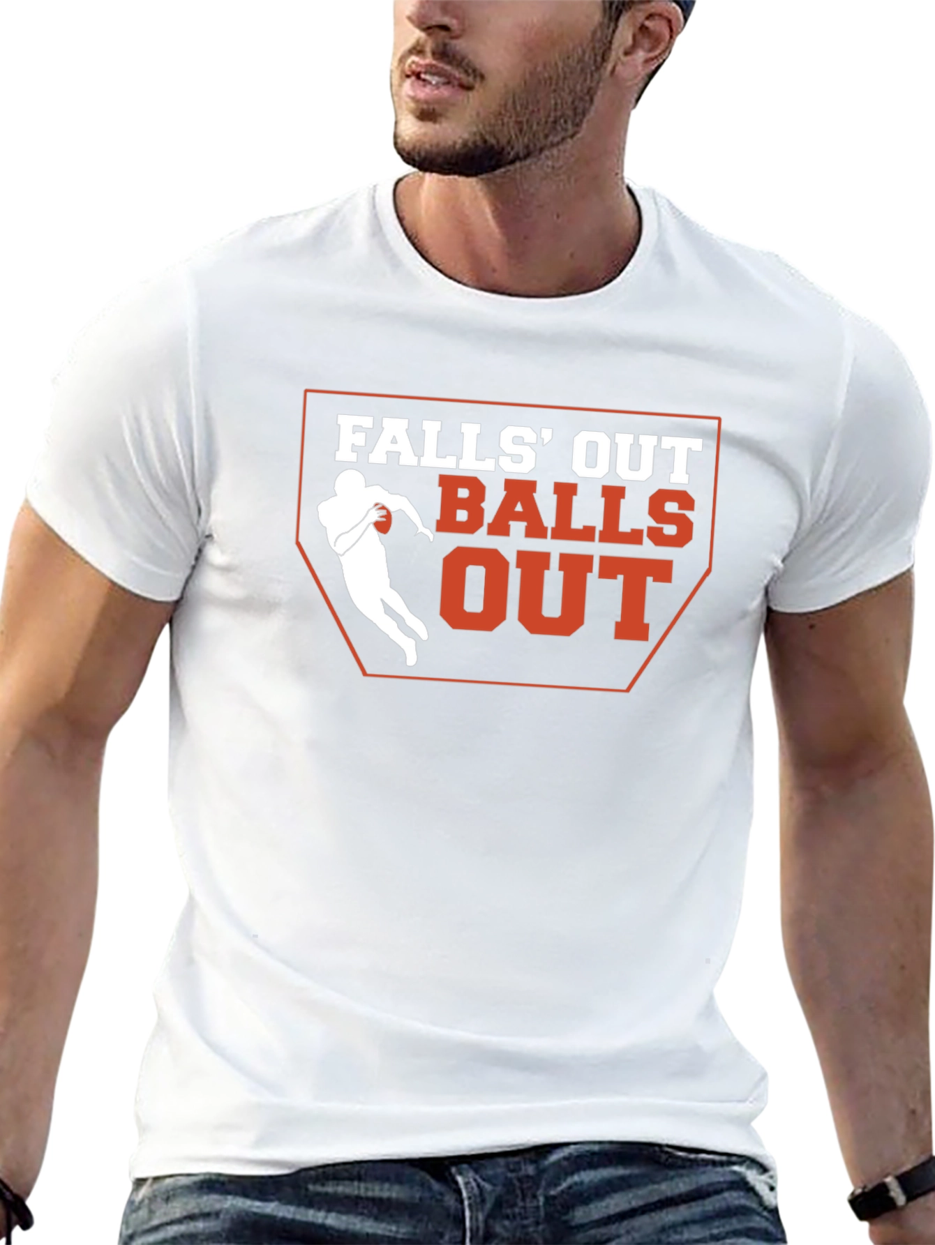 Falls Out Balls Out Graphic T-Shirt