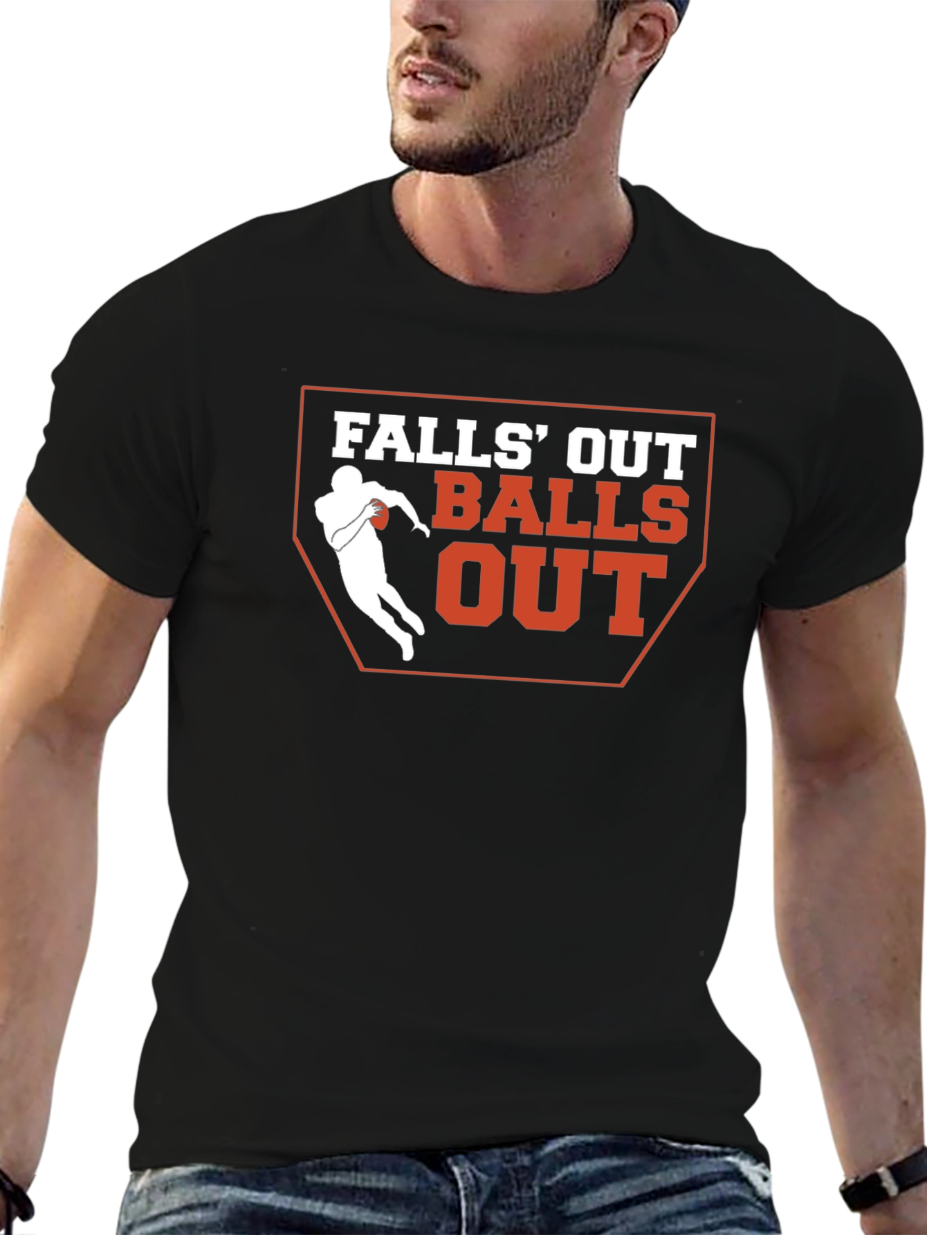 Falls Out Balls Out Graphic T-Shirt
