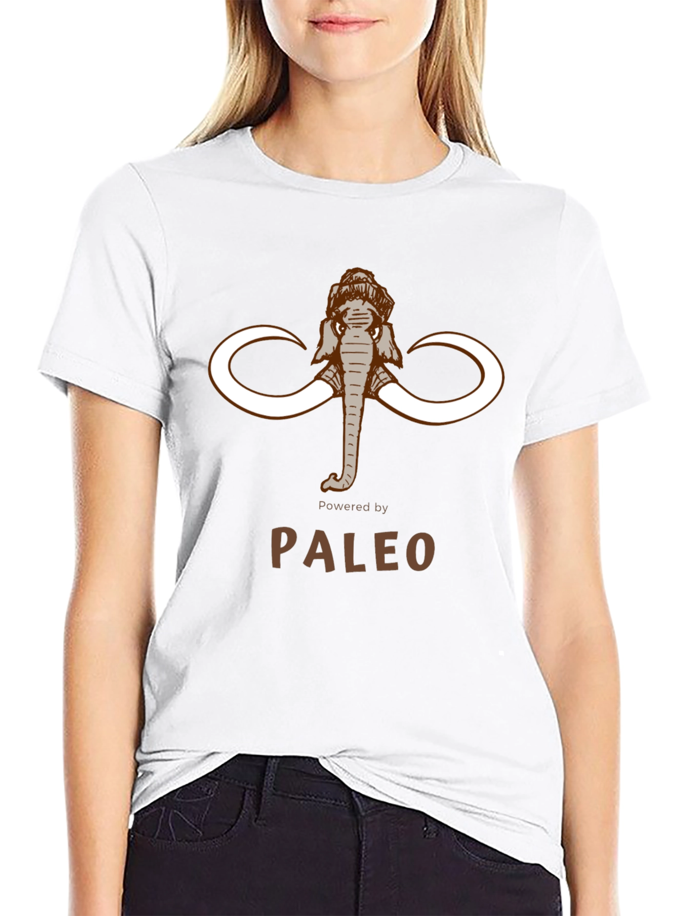 Paleo Powered Mammoth T-Shirt