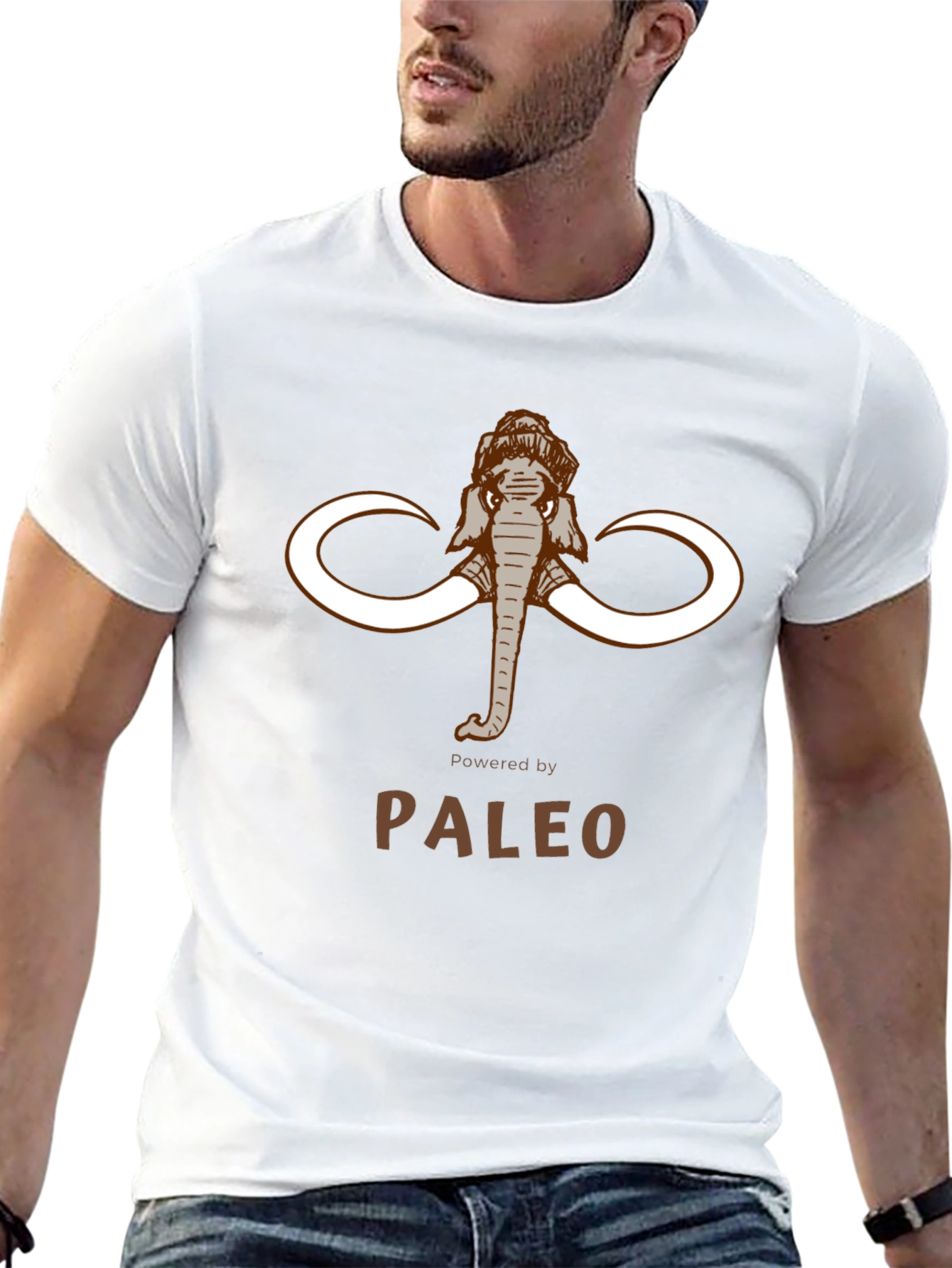 Paleo Powered Mammoth T-Shirt