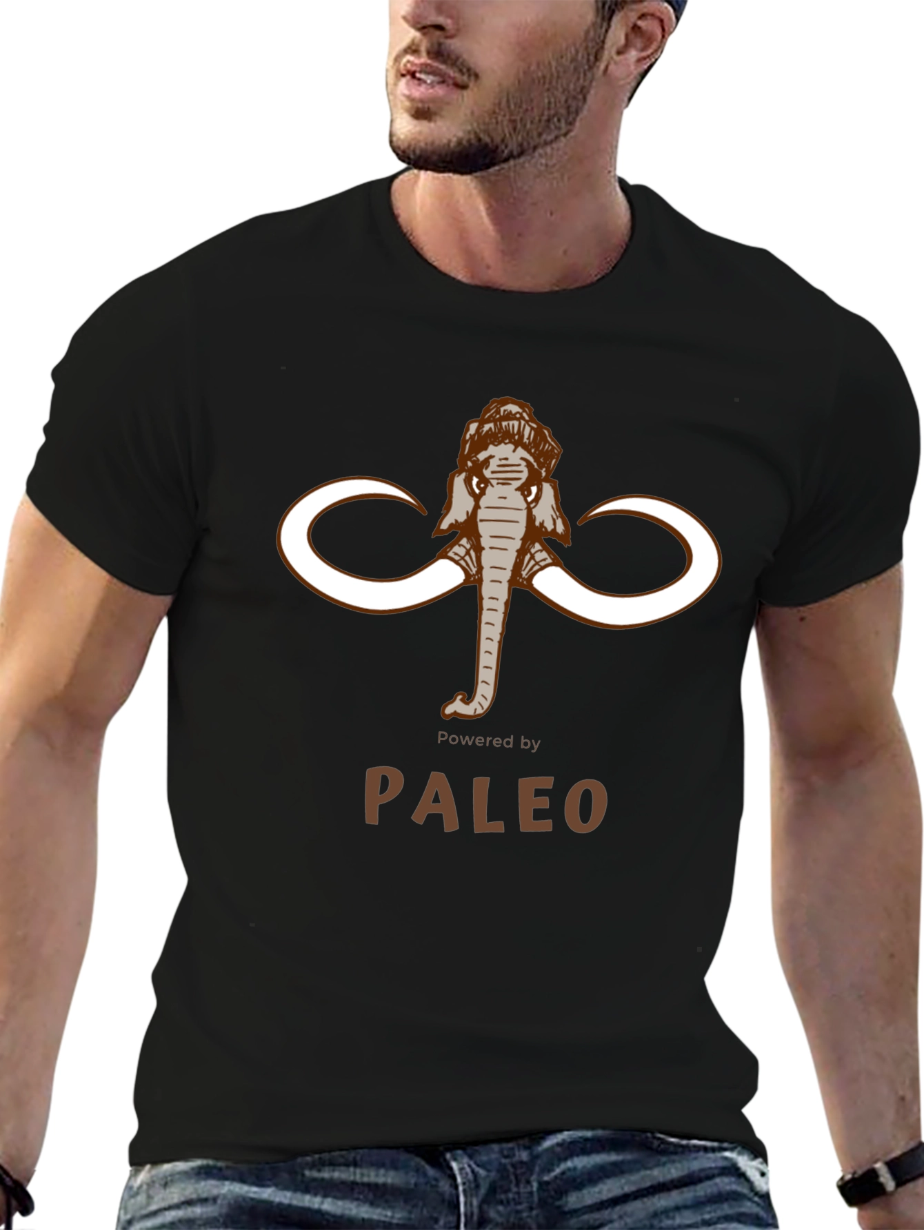 Paleo Powered Mammoth T-Shirt