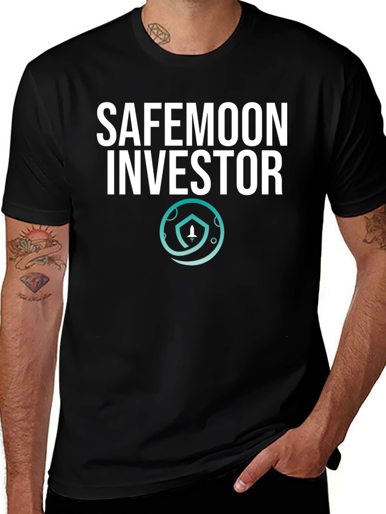 SafeMoon Investor Black T-Shirt