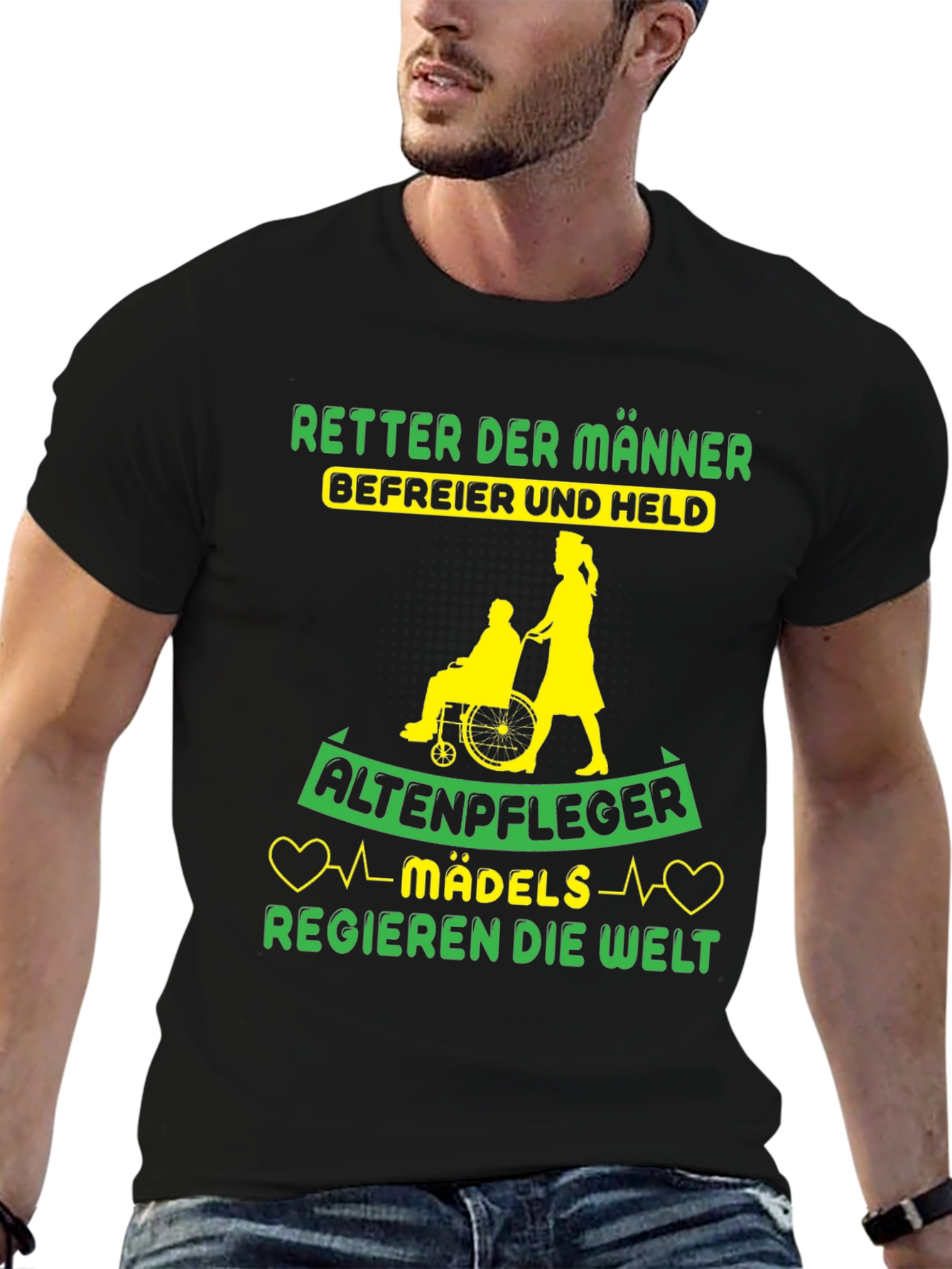 Altenpfleger Mädels Regieren T-Shirt
