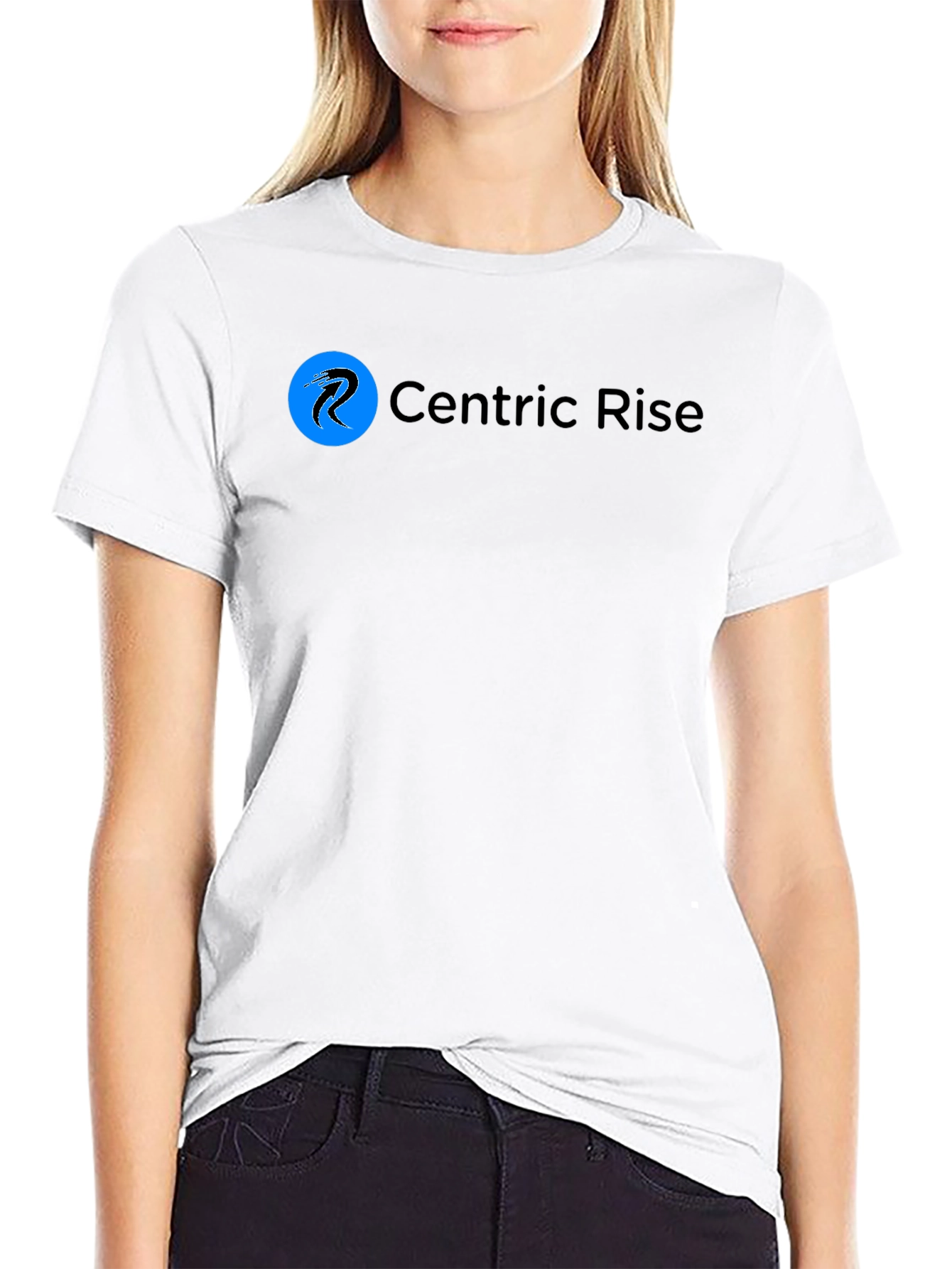 Centric Rise Black T-Shirt - Modern Casual Wear