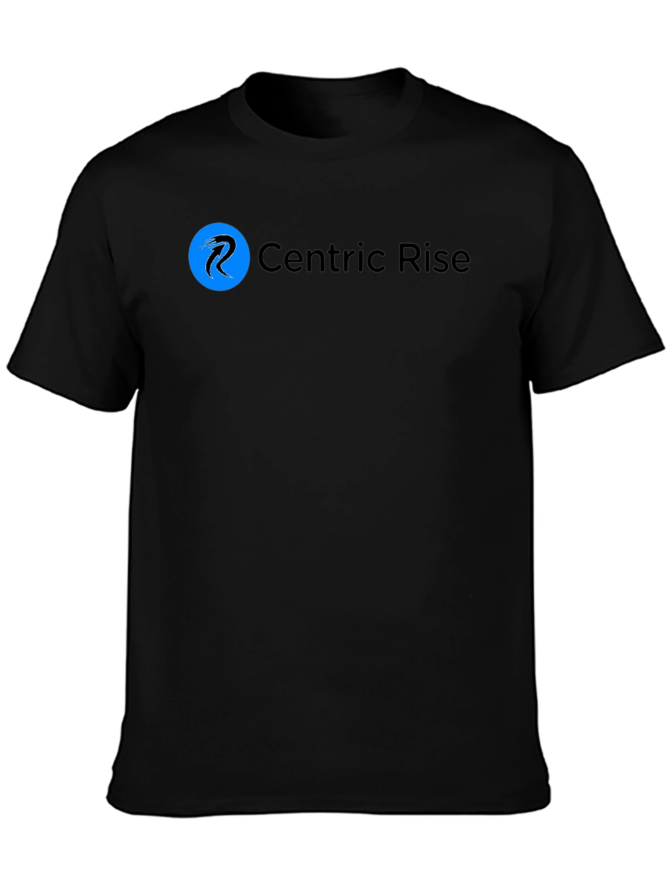 Centric Rise Black T-Shirt - Modern Casual Wear