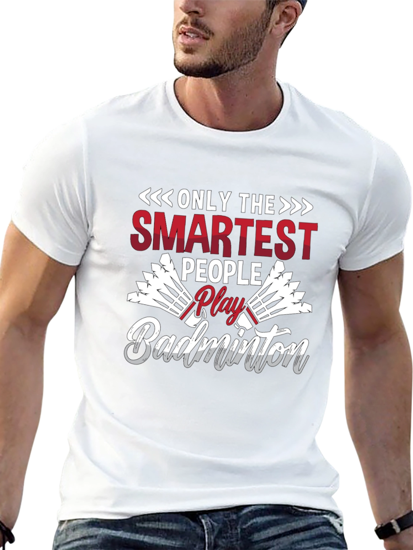 Smartest People Play Badminton T-Shirt