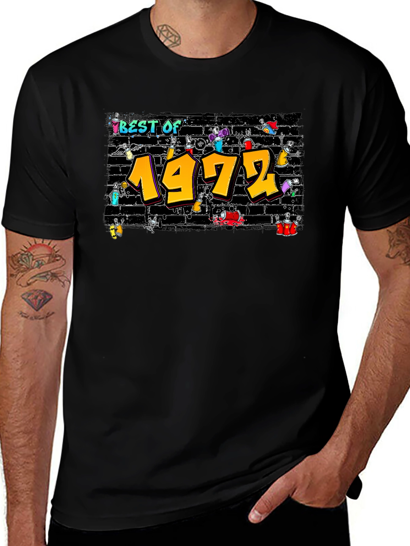 Best of 1972 Graffiti Style T-Shirt