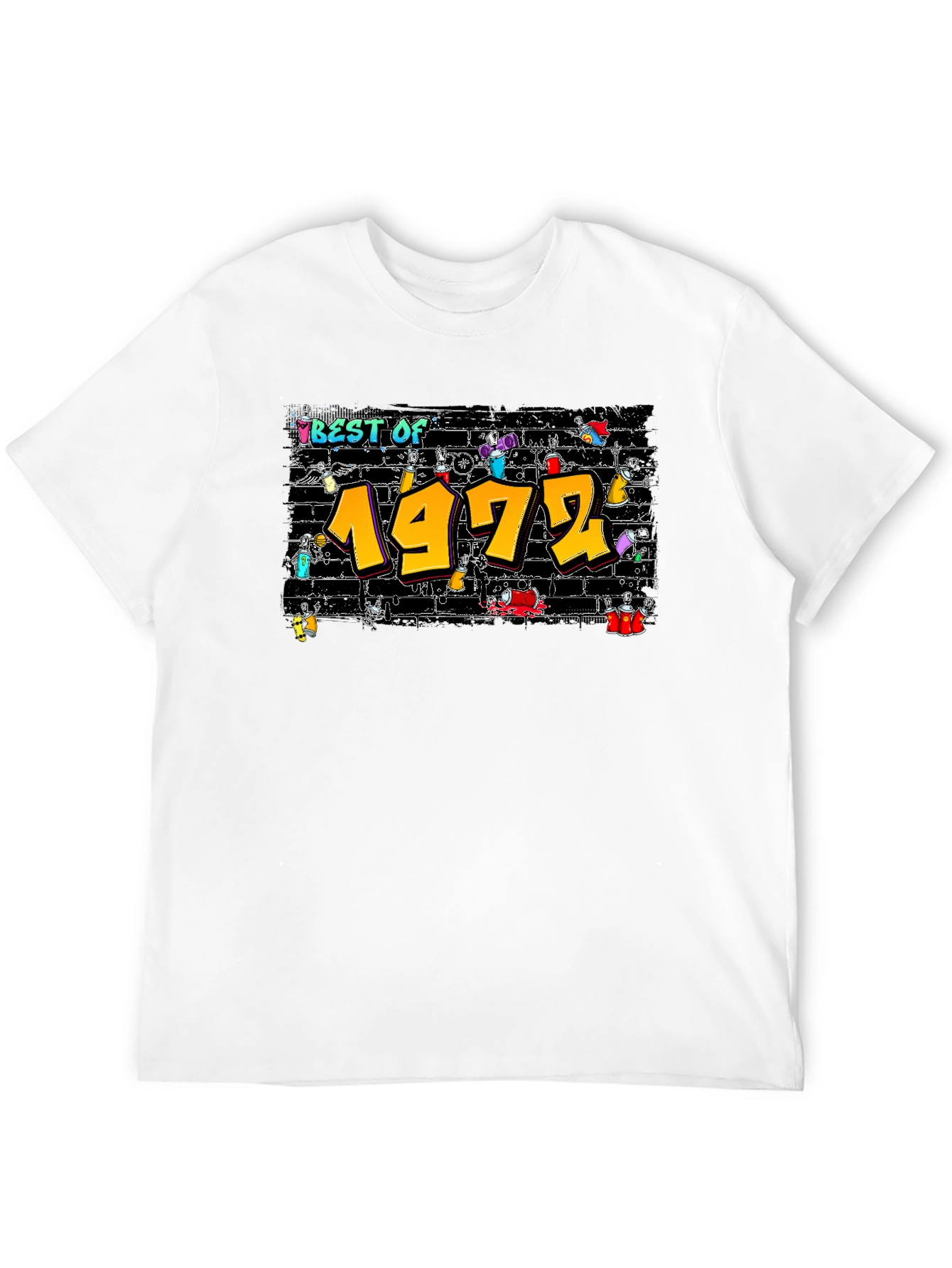 Best of 1972 Graffiti Style T-Shirt