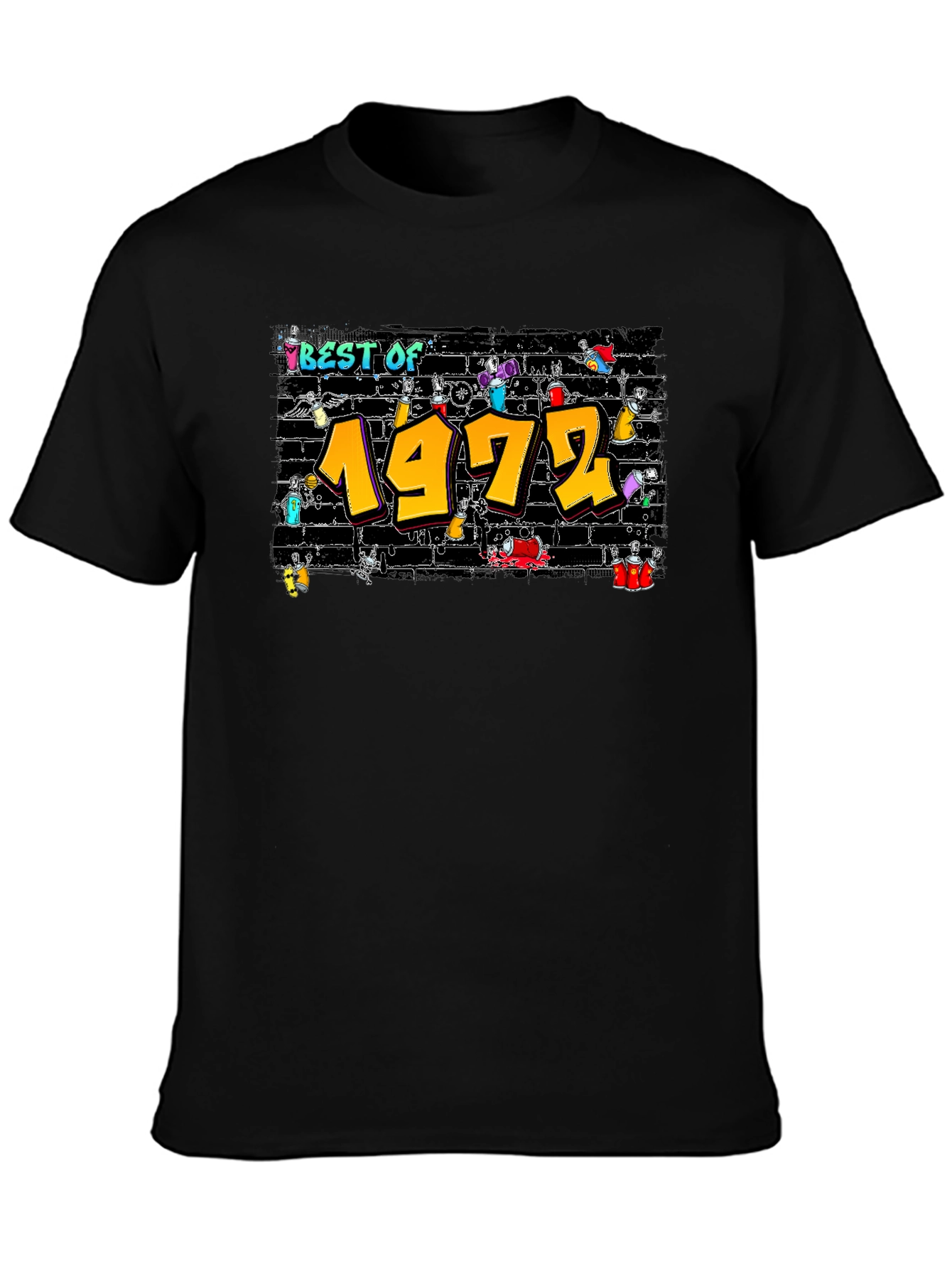 Best of 1972 Graffiti Style T-Shirt