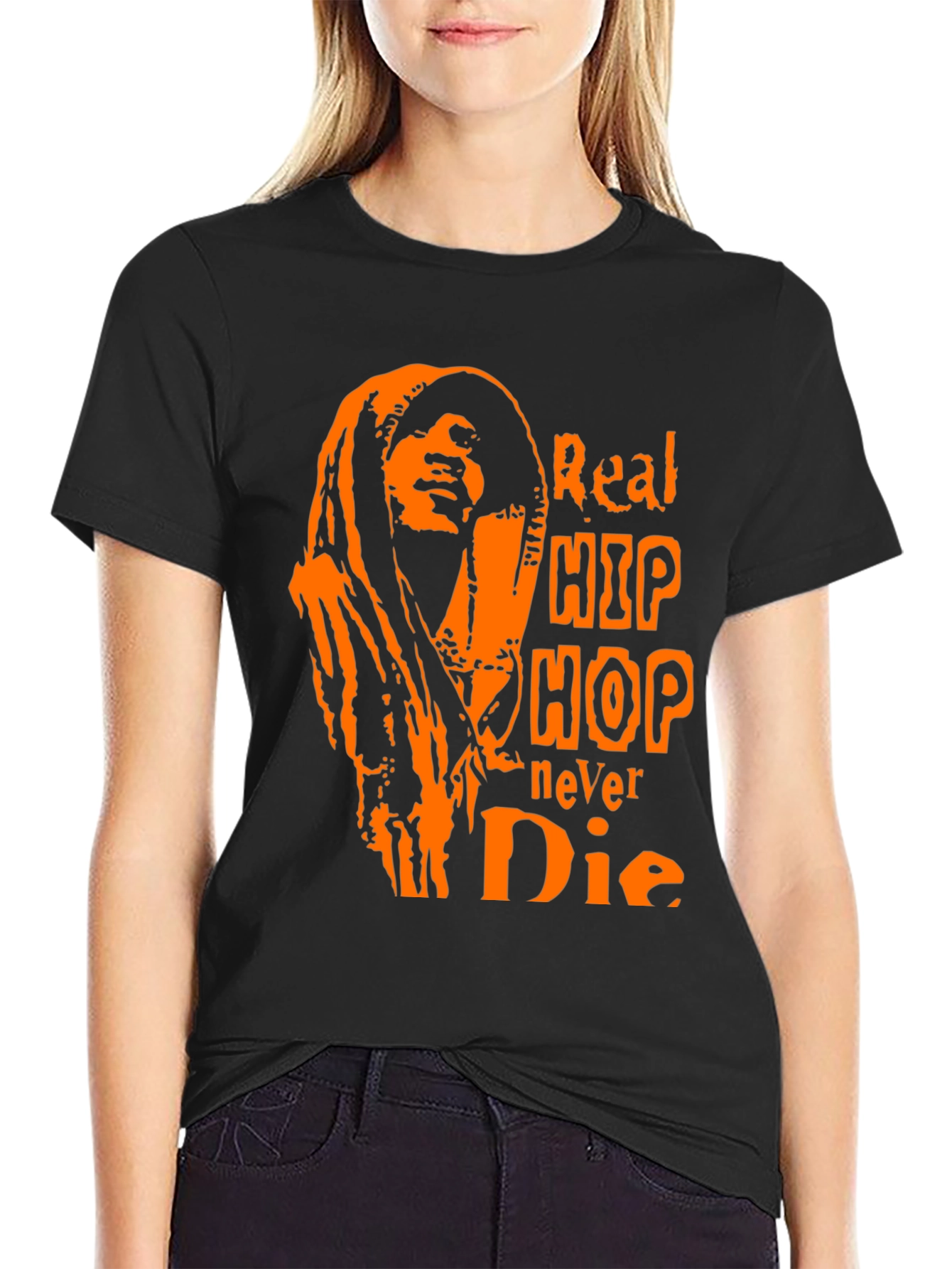 Real Hip Hop Never Die Graphic Tee