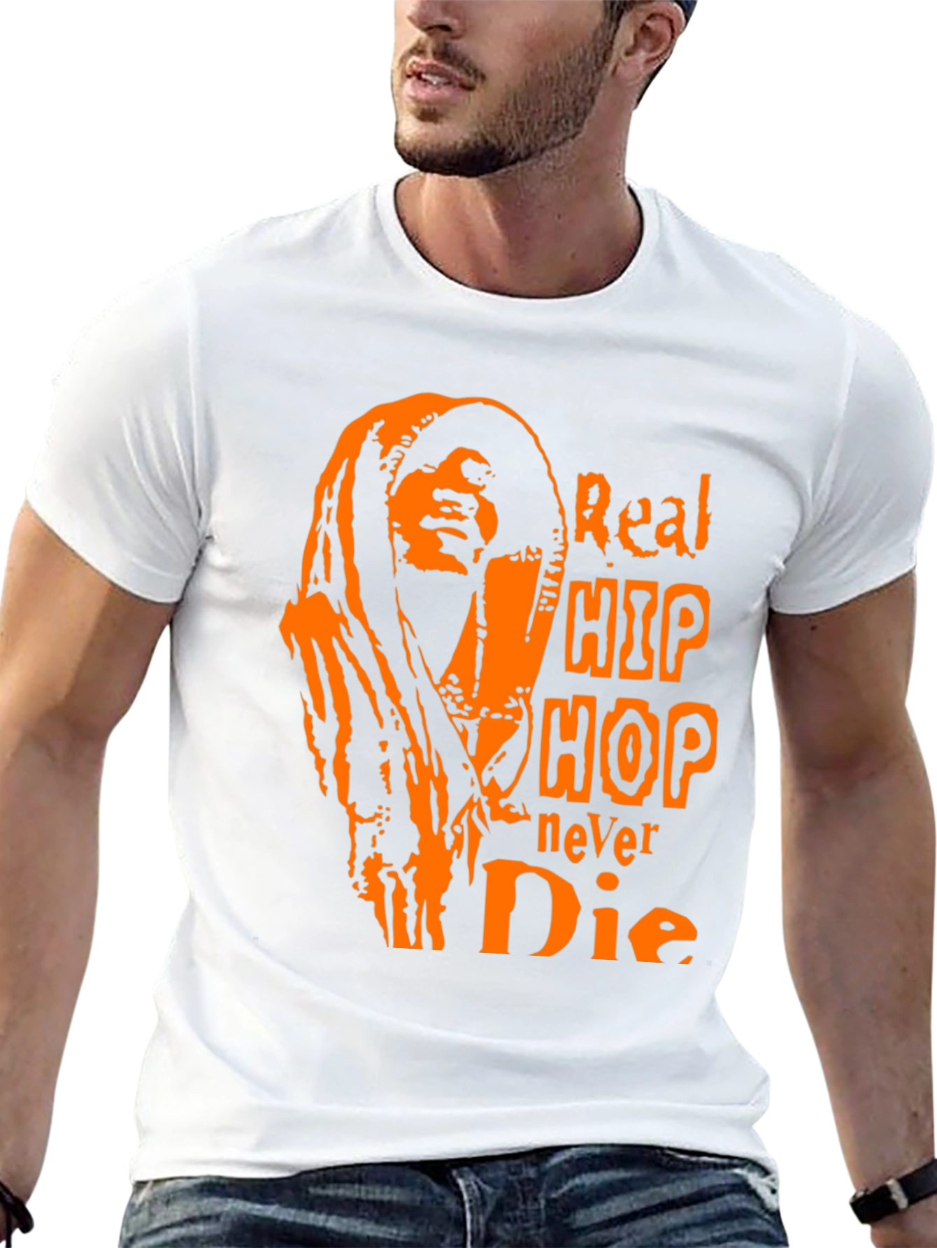 Real Hip Hop Never Die Graphic Tee