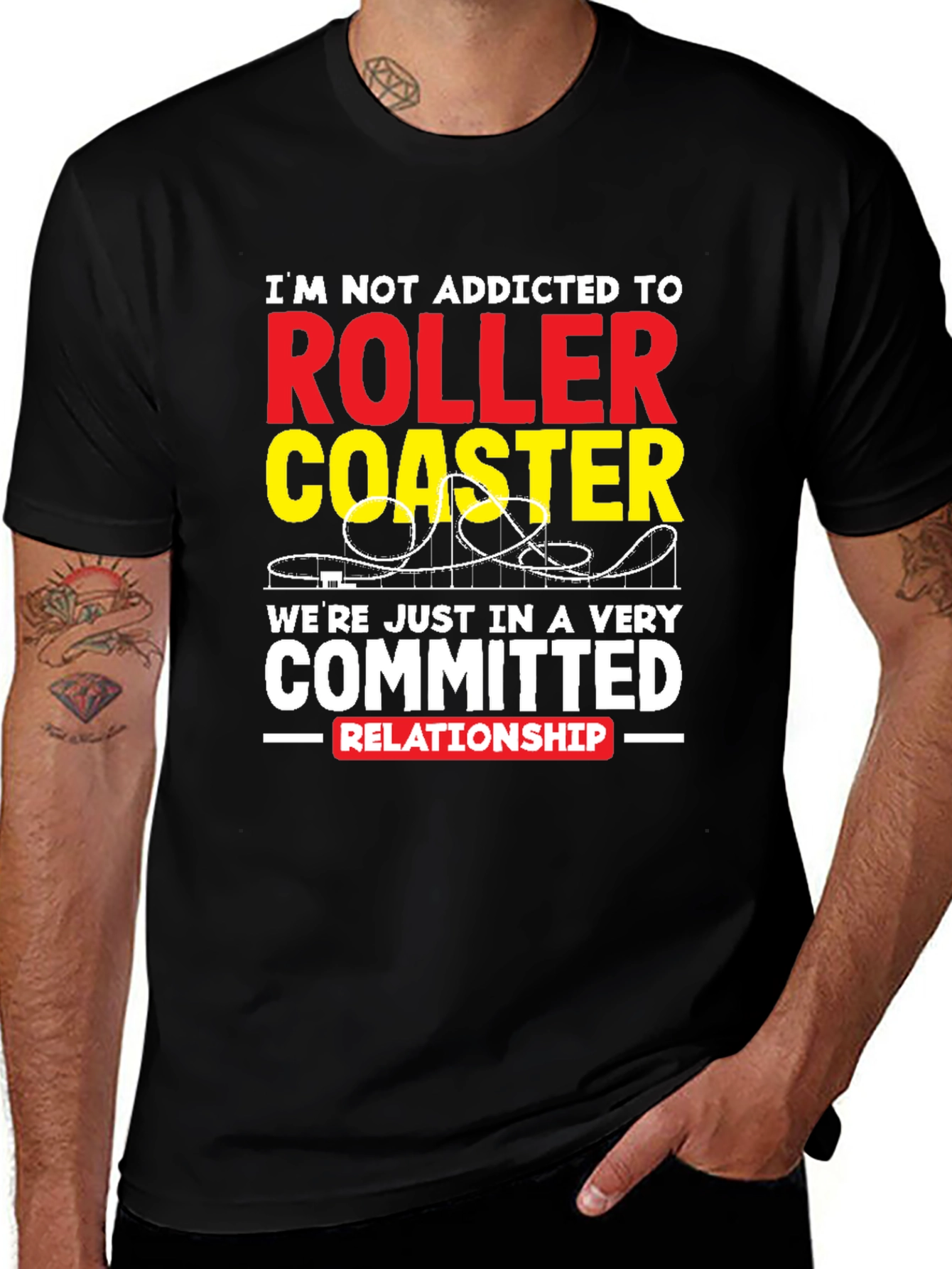 Roller Coaster Committed Relationship T-Shirt
