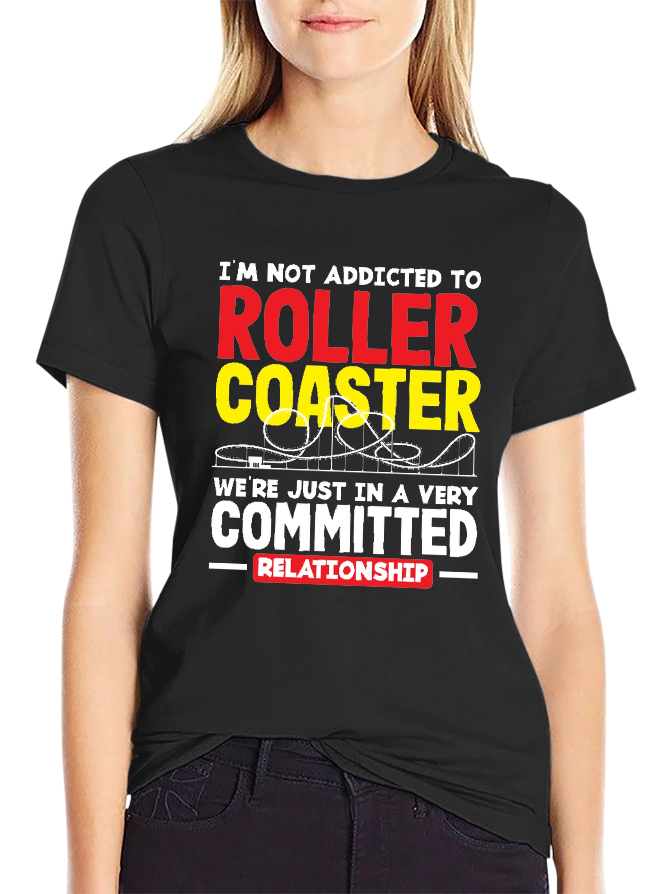 Roller Coaster Committed Relationship T-Shirt