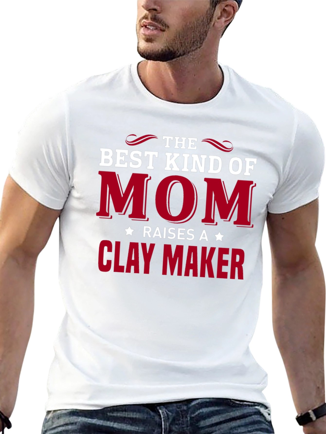 Best Kind of Mom T-Shirt - Clay Maker Design