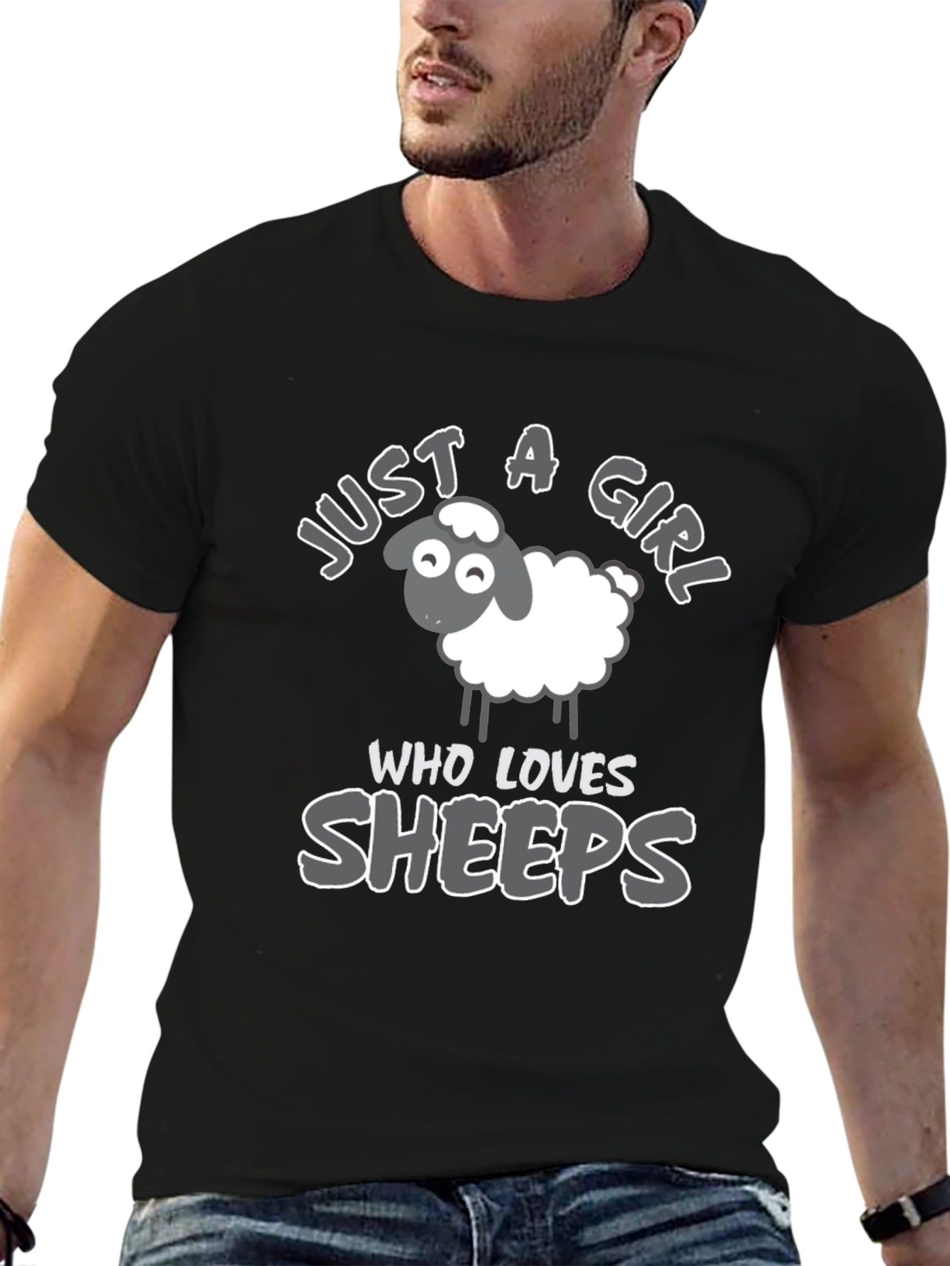 Just A Girl Who Loves Sheep T-Shirt
