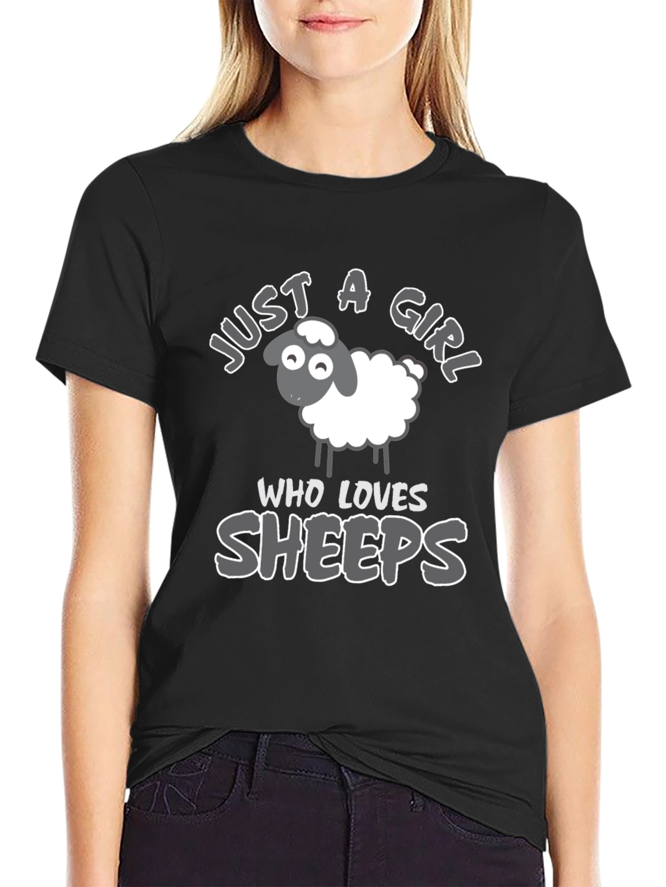 Just A Girl Who Loves Sheep T-Shirt