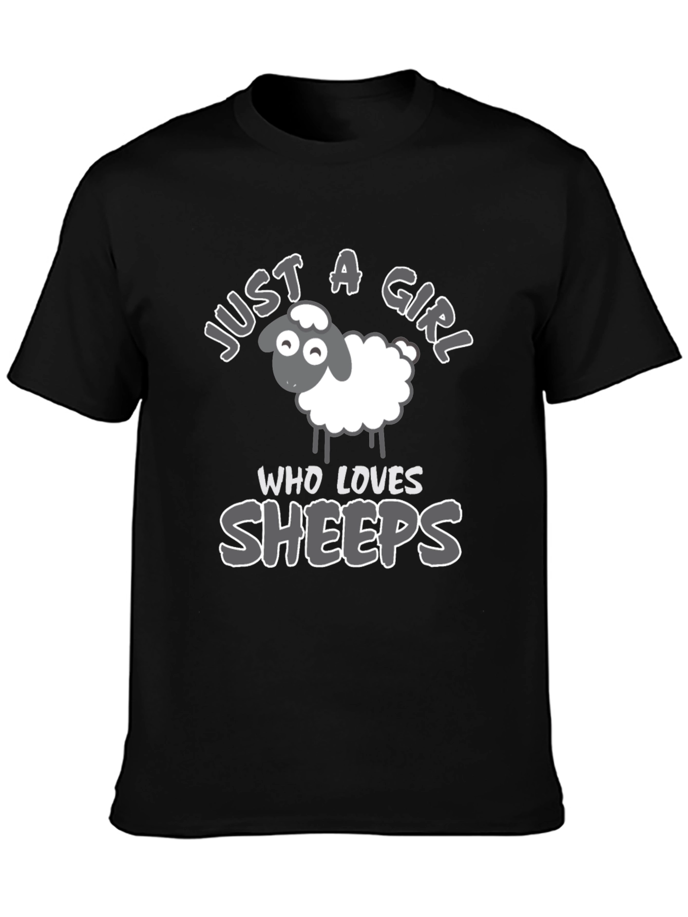Just A Girl Who Loves Sheep T-Shirt