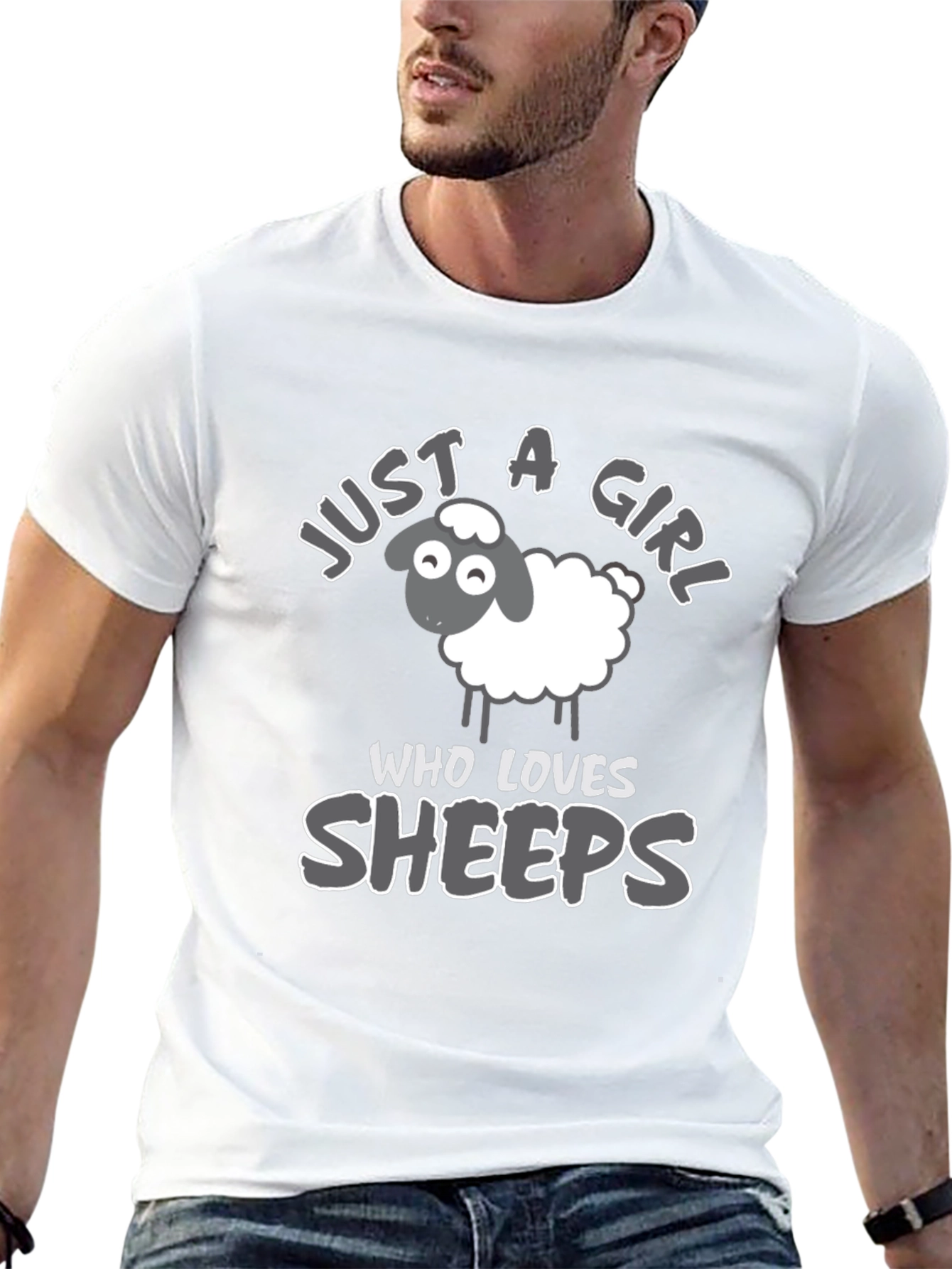 Just A Girl Who Loves Sheep T-Shirt