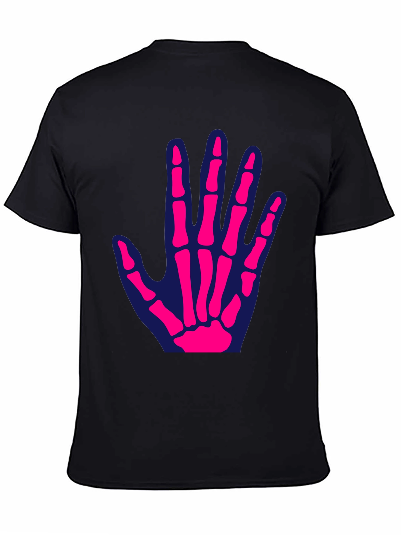 Skeleton Hand Graphic Tee - Fun Halloween T-Shirt