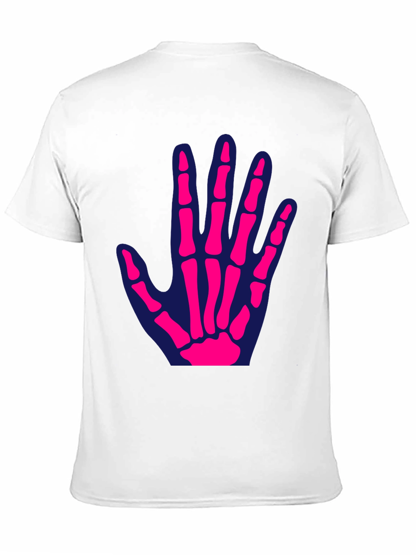 Skeleton Hand Graphic Tee - Fun Halloween T-Shirt