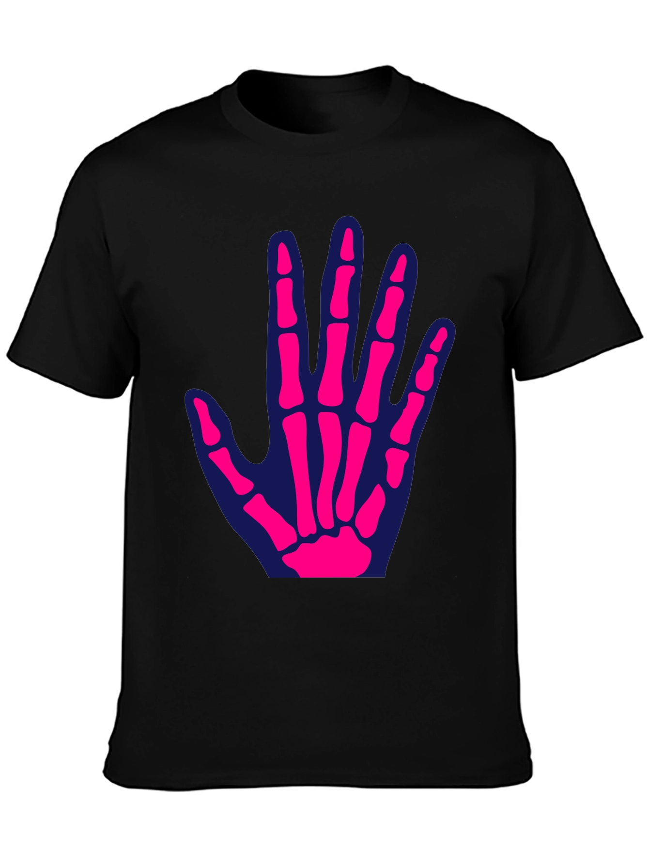 Skeleton Hand Graphic Tee - Fun Halloween T-Shirt
