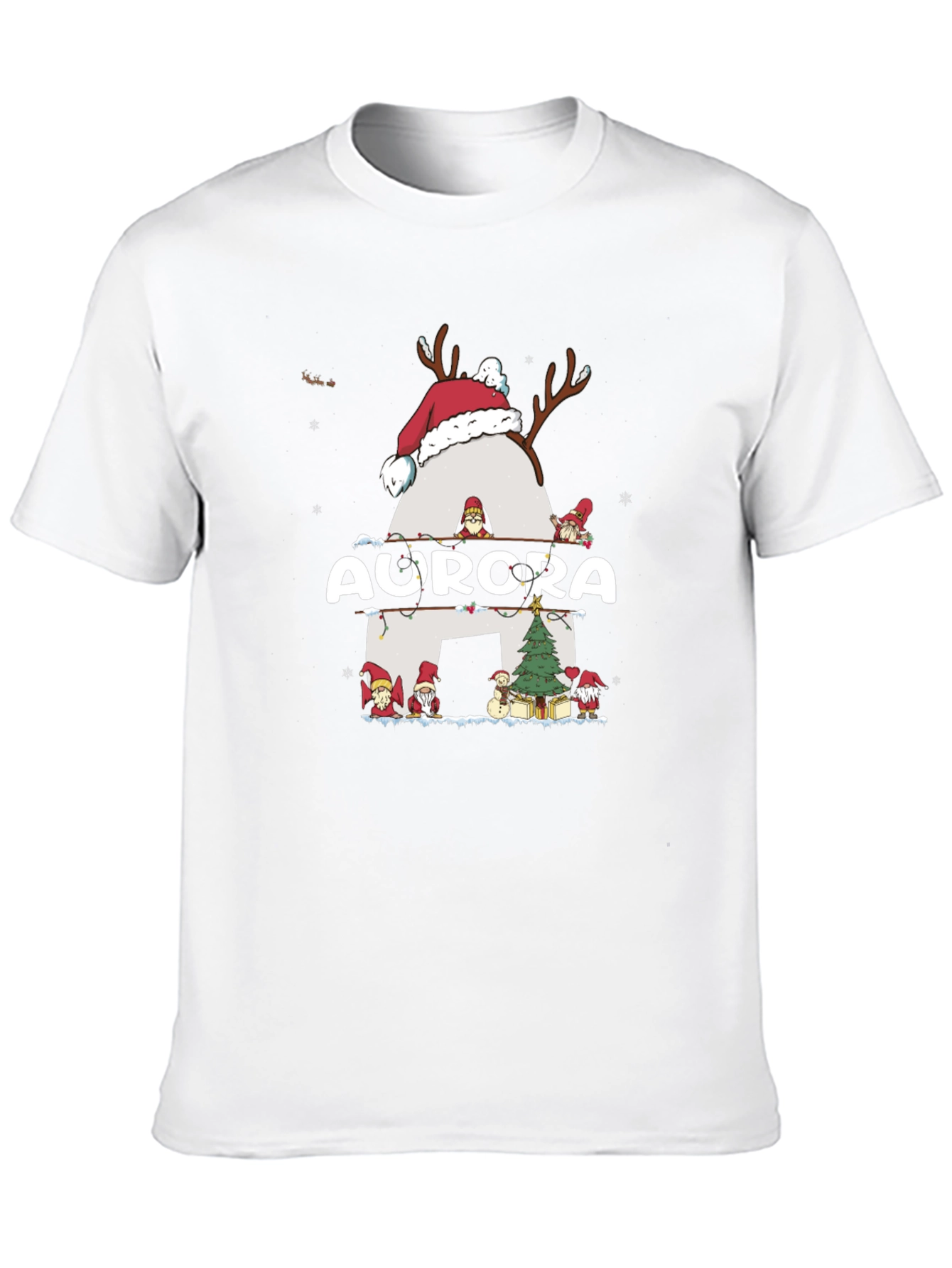 Aurora Christmas Gnome T-Shirt