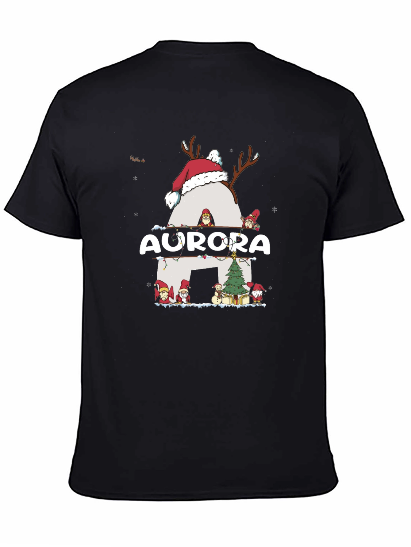 Aurora Christmas Gnome T-Shirt