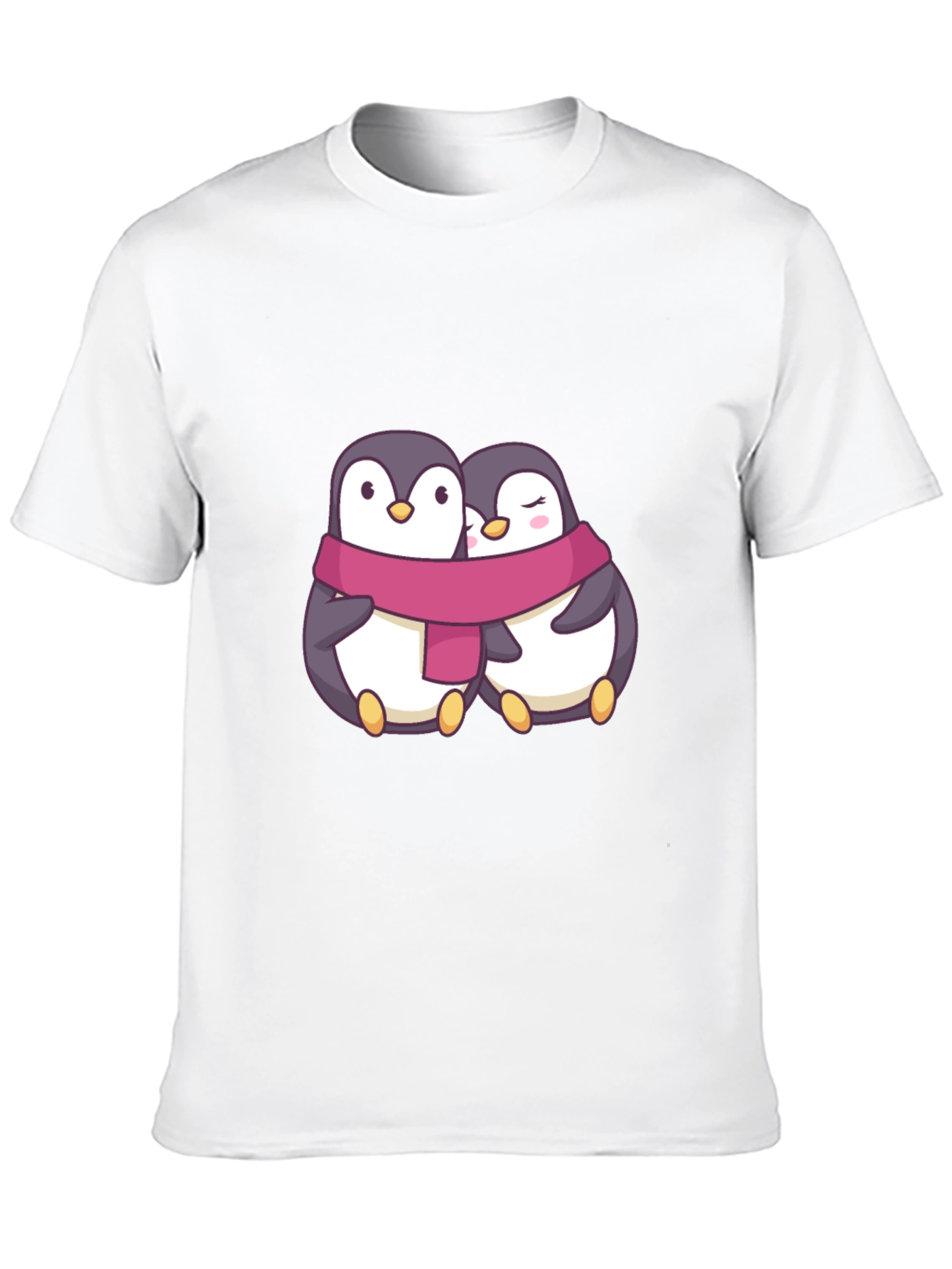 Penguin Couple T-Shirt: Cute Love Design