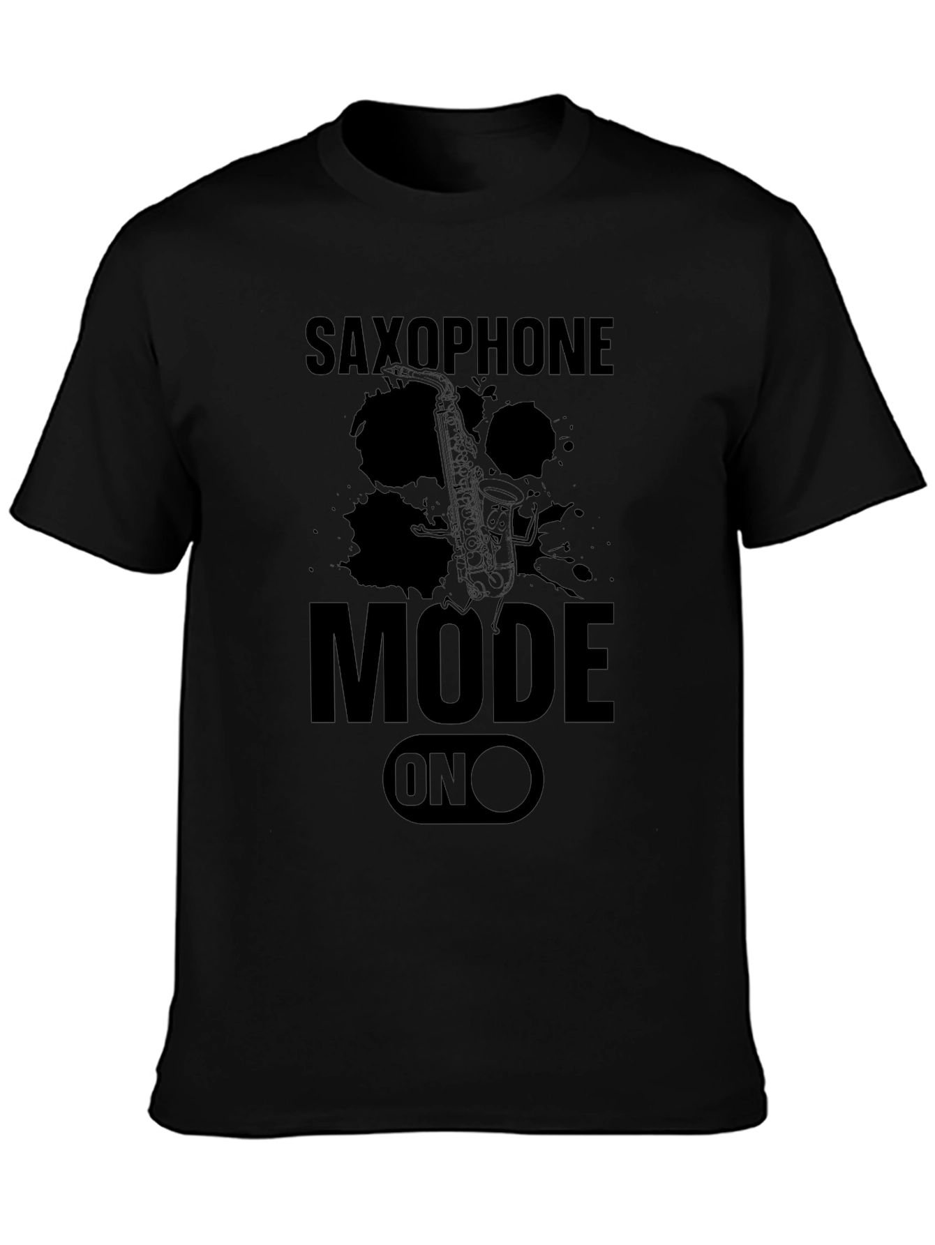 Saxophone Mode On T-Shirt - Music Lover Tee