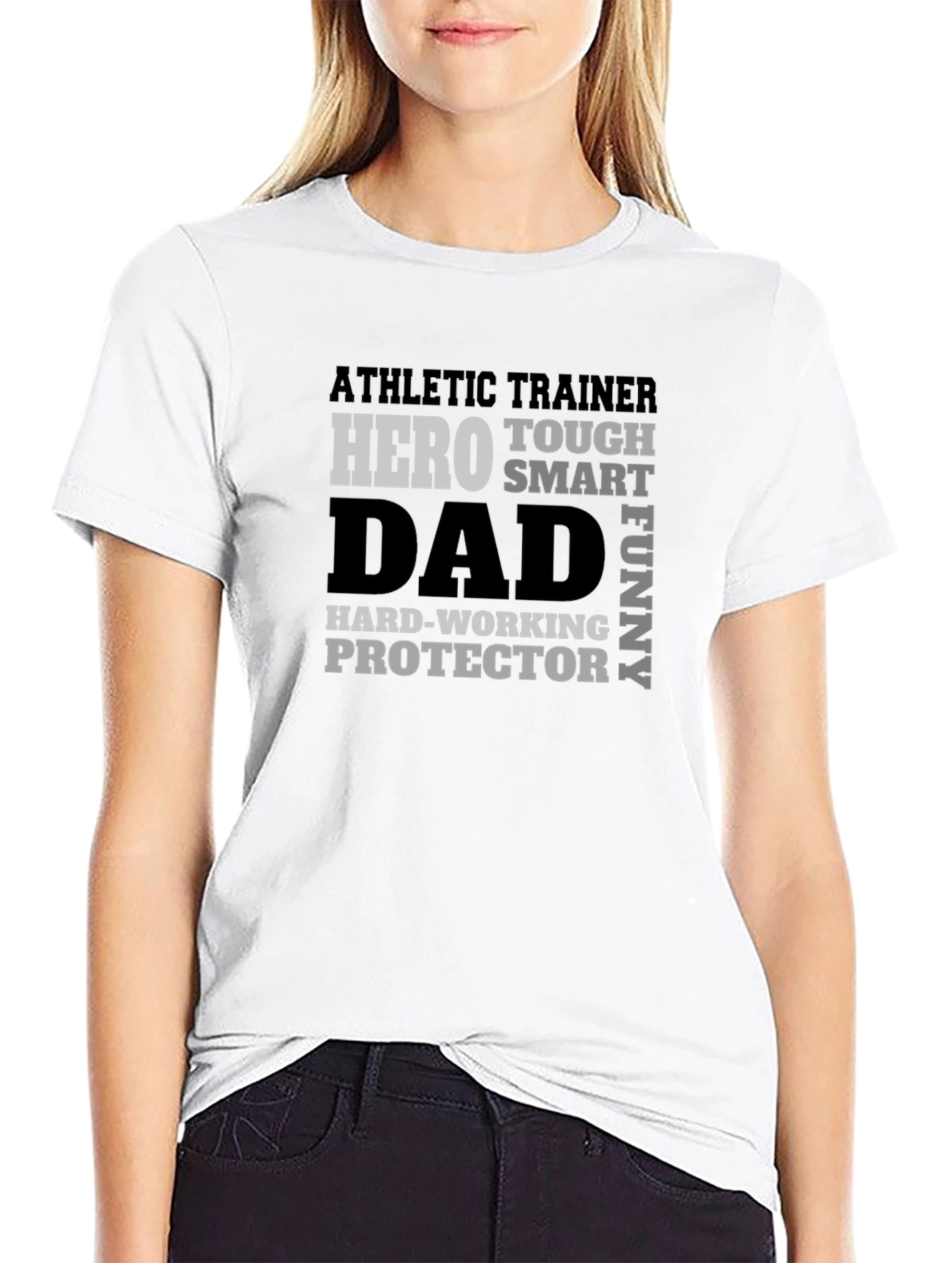 Athletic Trainer Dad T-Shirt - Hero Tough Funny