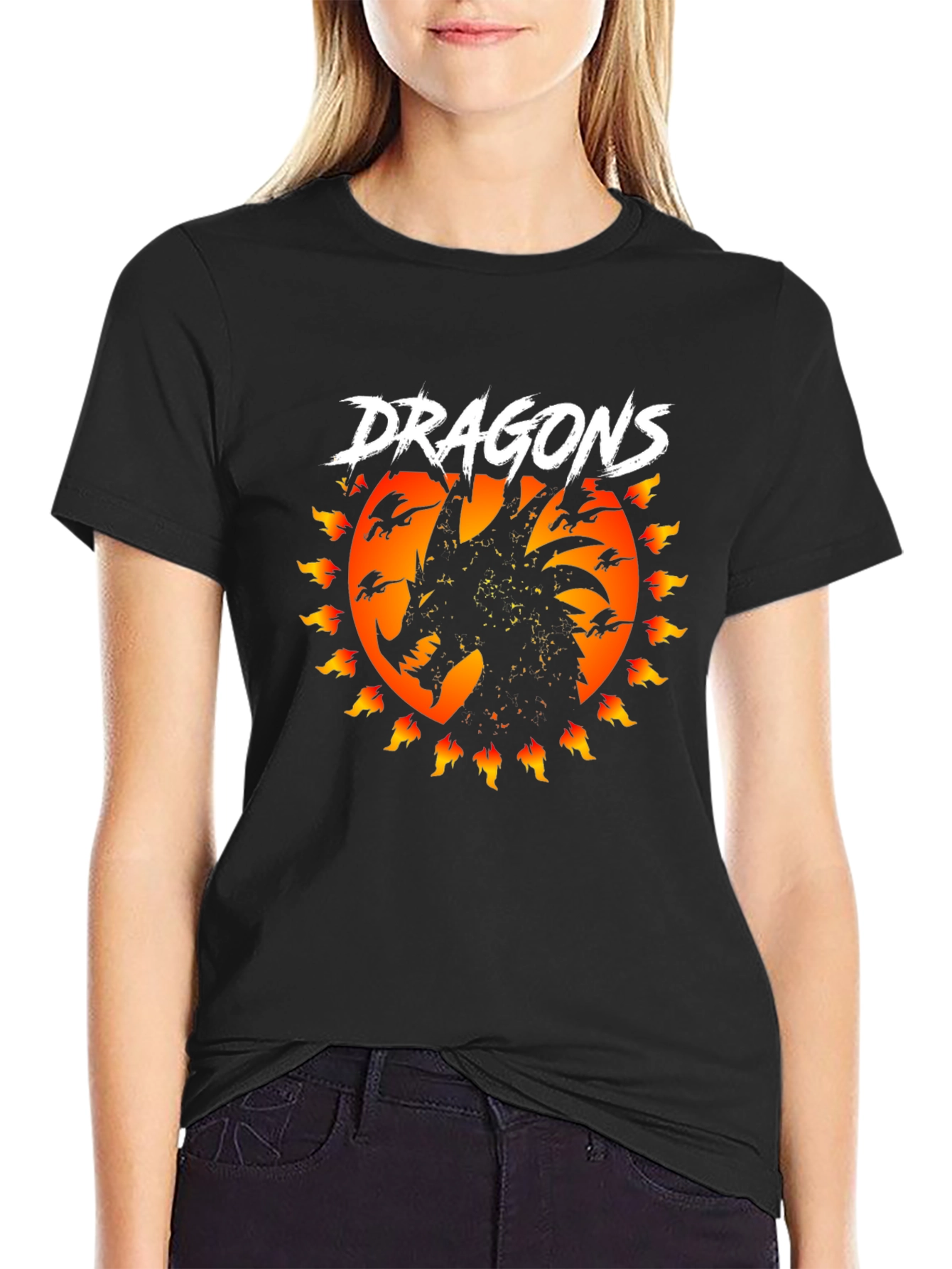 Dragons Graphic Tee - Fantasy T-Shirt