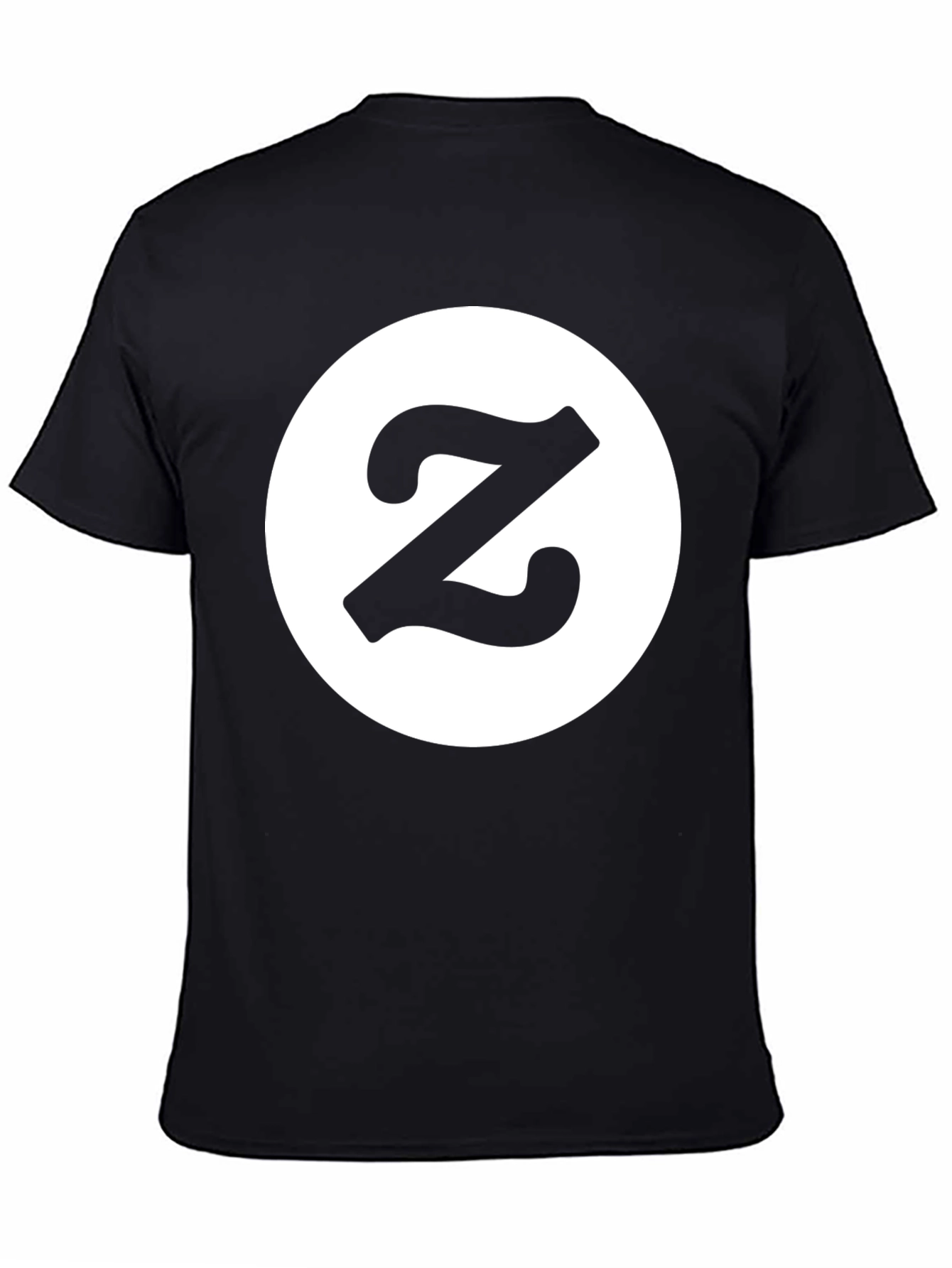 Letter Z Logo Black T-Shirt