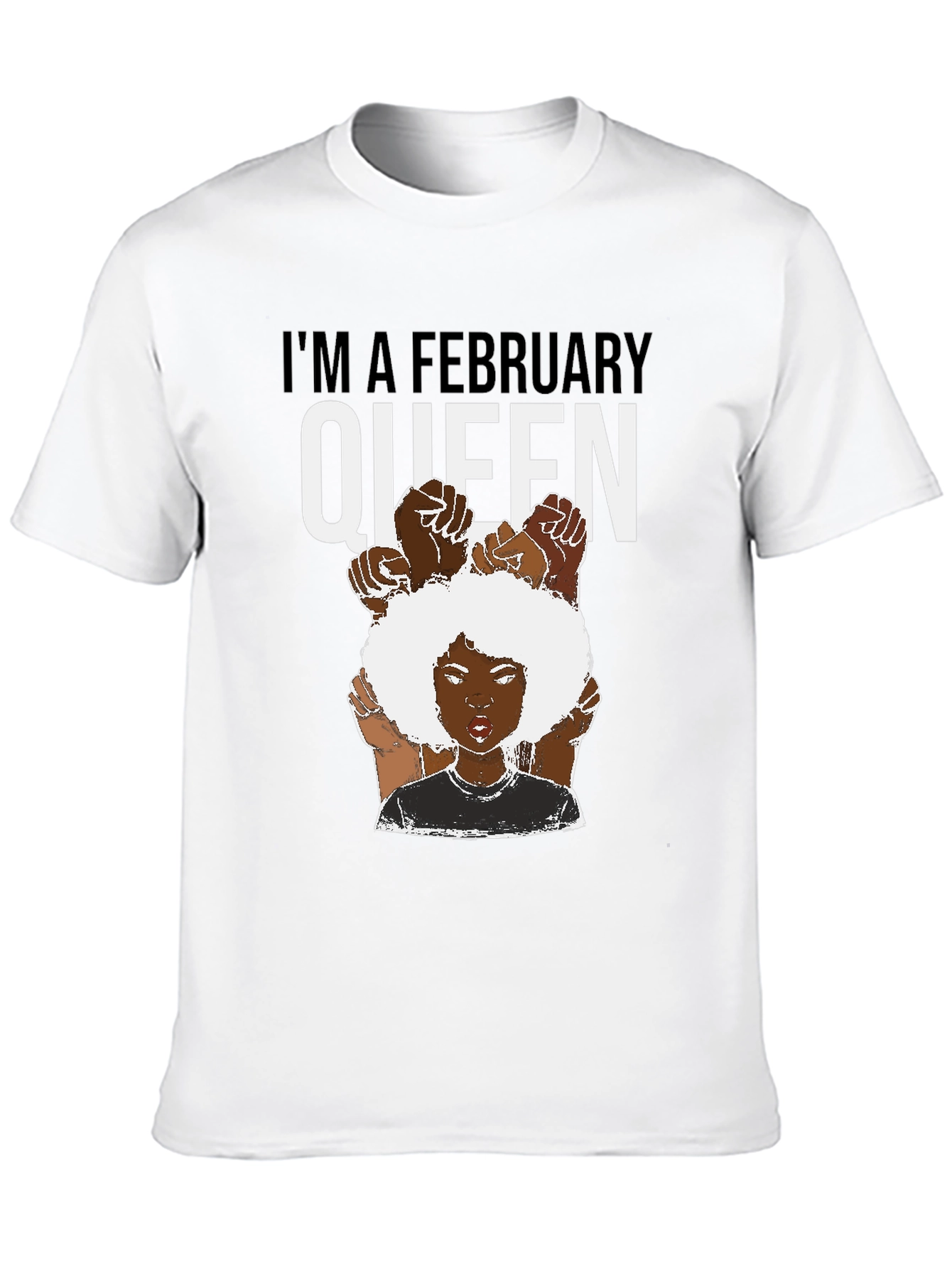February Queen Black T-Shirt