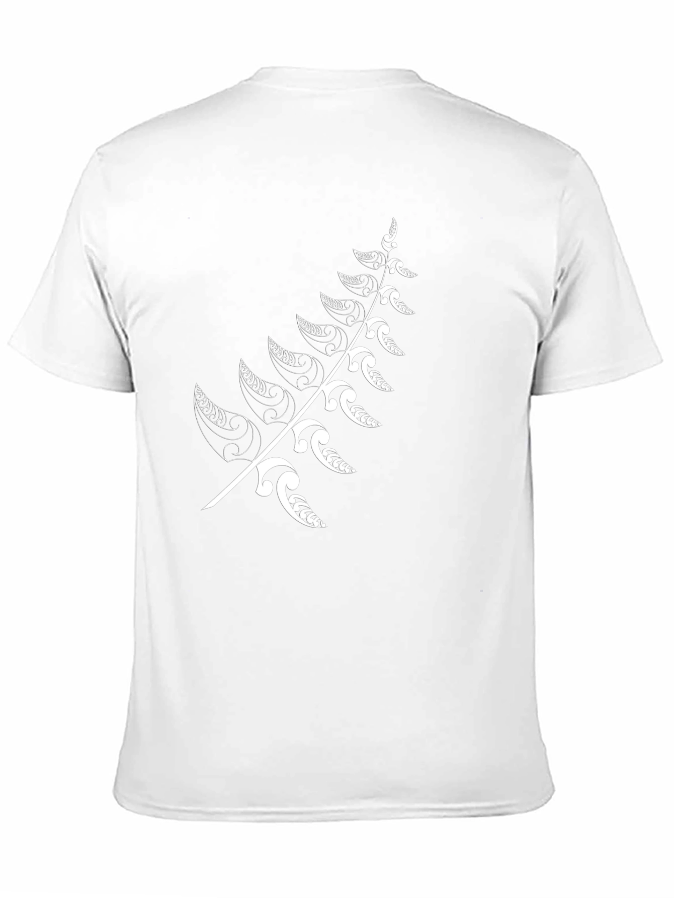 Maori Fern Black T-Shirt