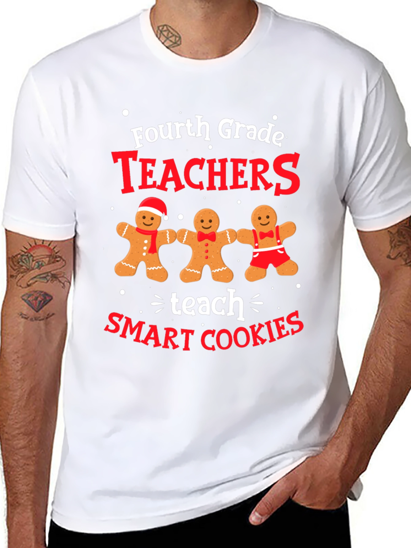 Fourth Grade Teachers Teach Smart Cookies T-Shirt