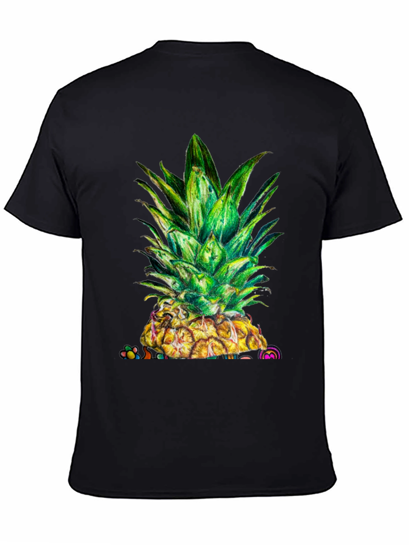 Pineapple Graphic Tee - Unique Fruit Design