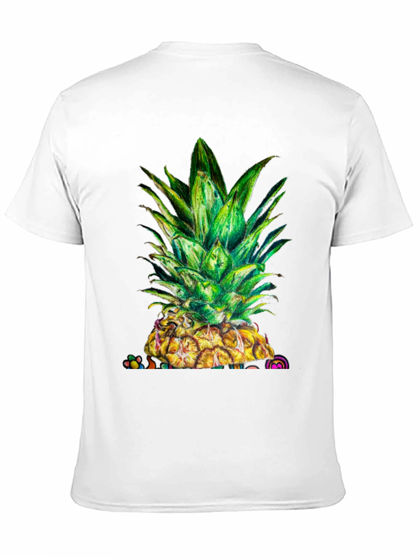 Pineapple Graphic Tee - Unique Fruit Design